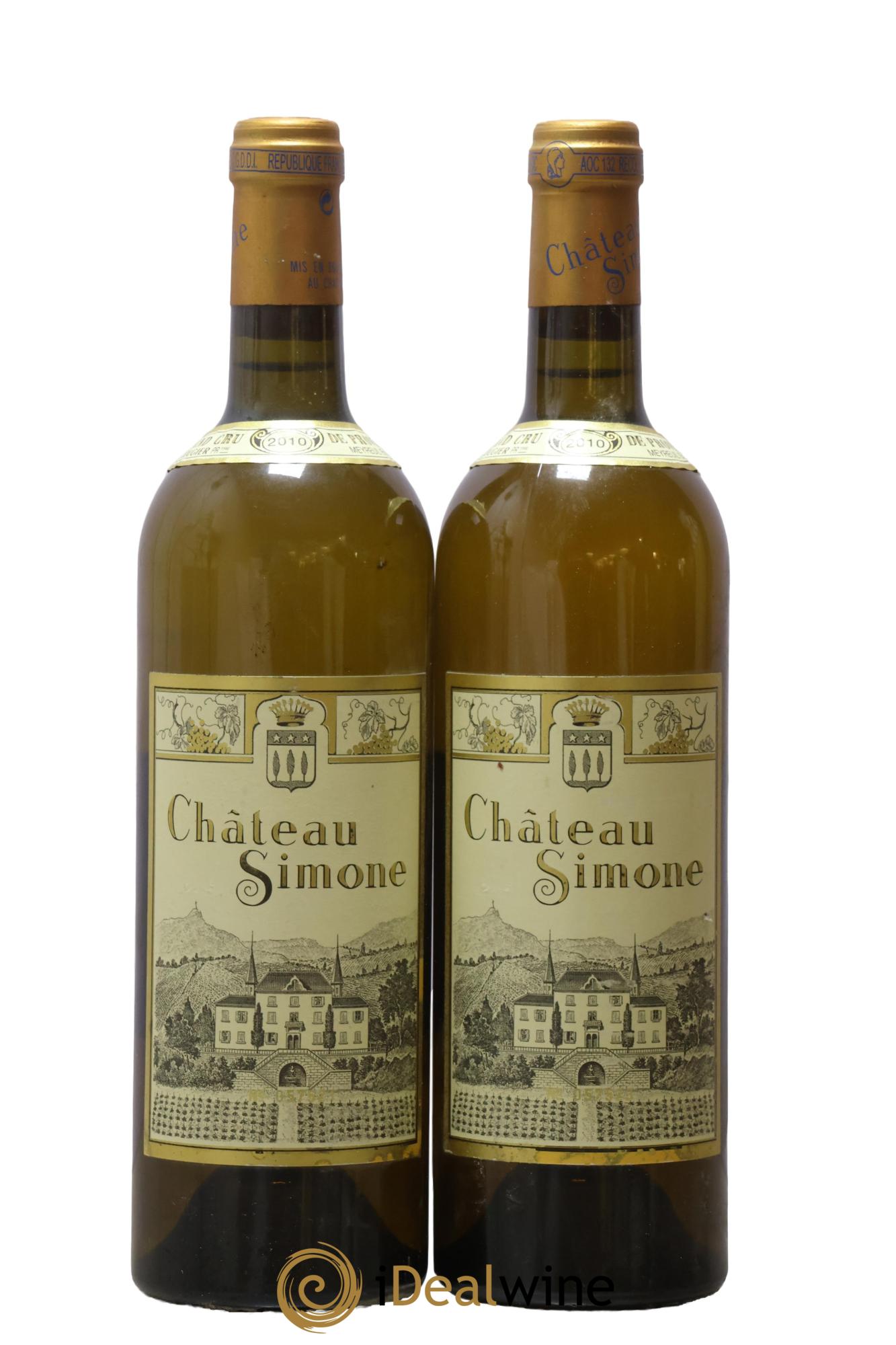 Palette Château Simone Famille Rougier 2010 - Lot de 2 bouteilles - 0