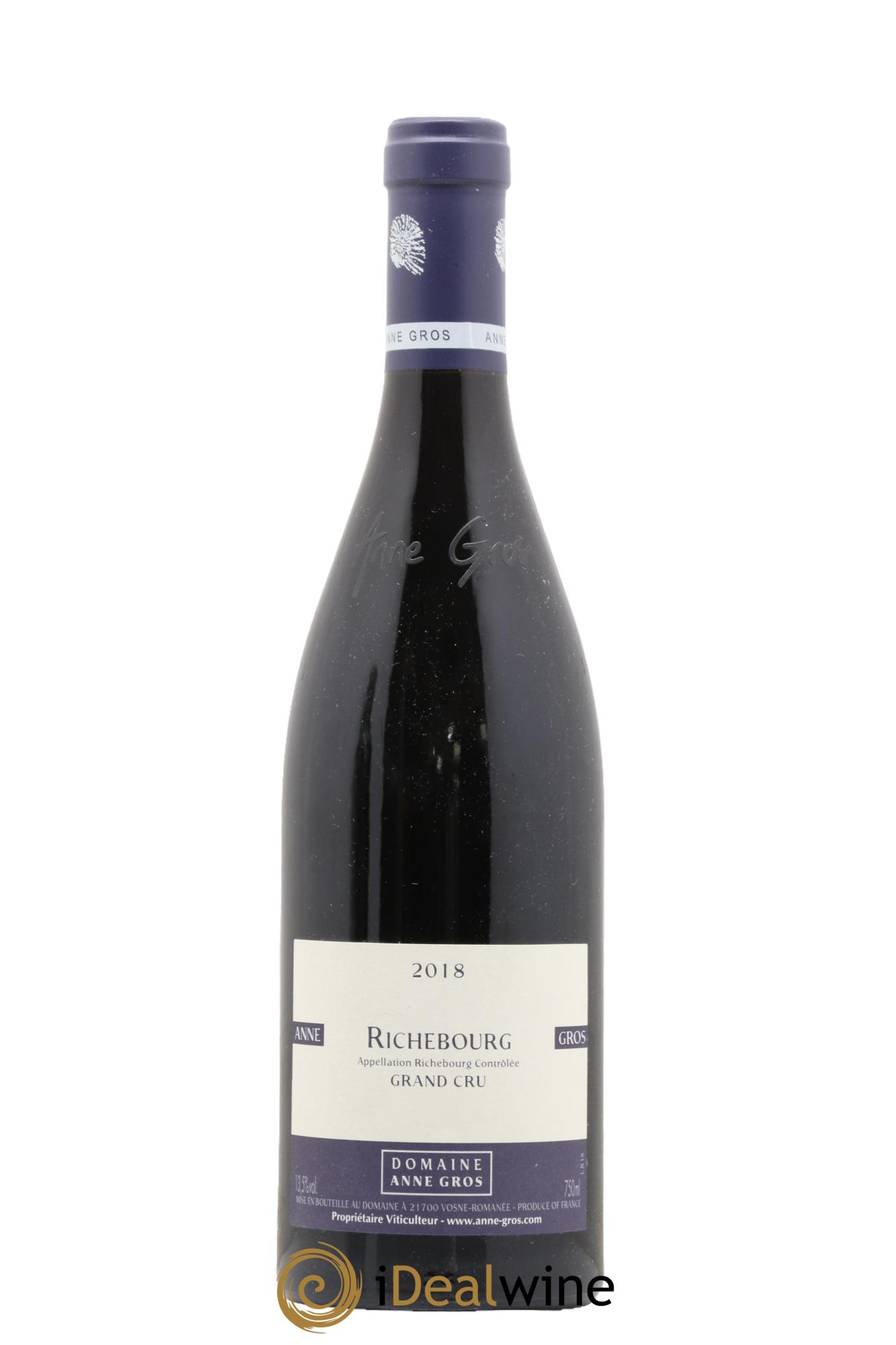Richebourg Grand Cru Anne Gros 2018 - Lot de 1 bouteille - 0
