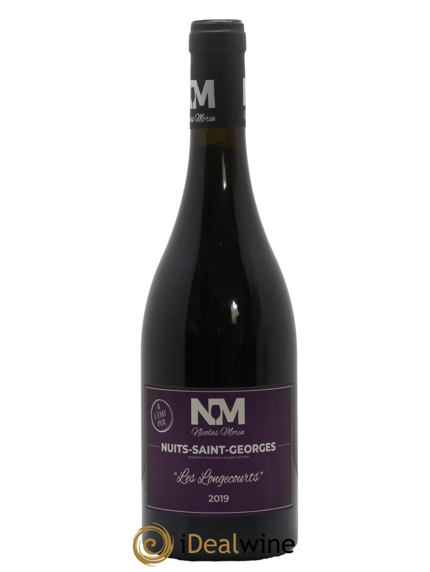Nuits-Saint-Georges Les Longecourts Domaine Nicolas Morin 2019 - Lot de 1 bouteille - 0