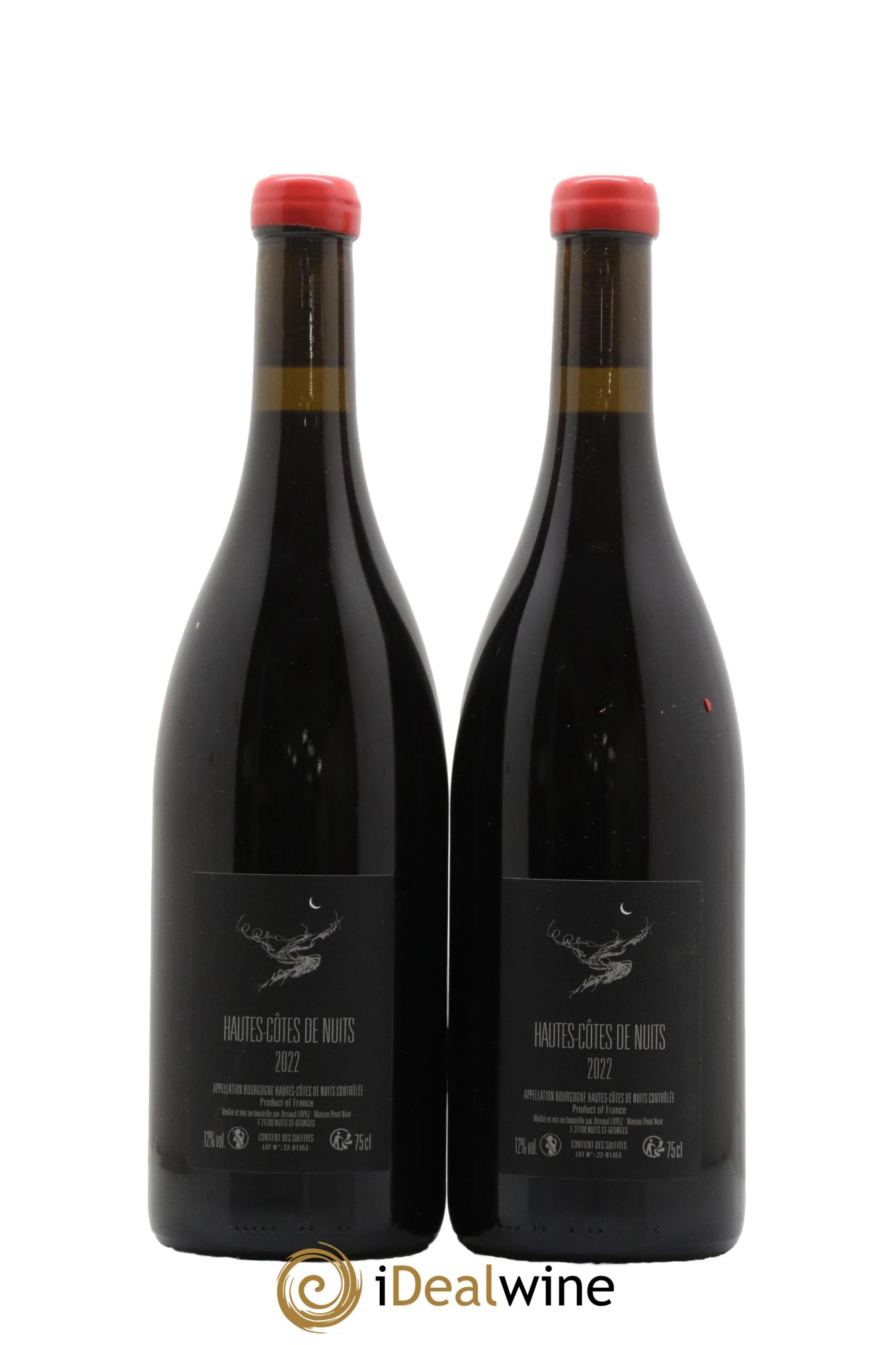 Hautes-Côtes de Nuits Chevrey Arnaud Lopez 2022 - Lotto di 2 bottiglie - 1