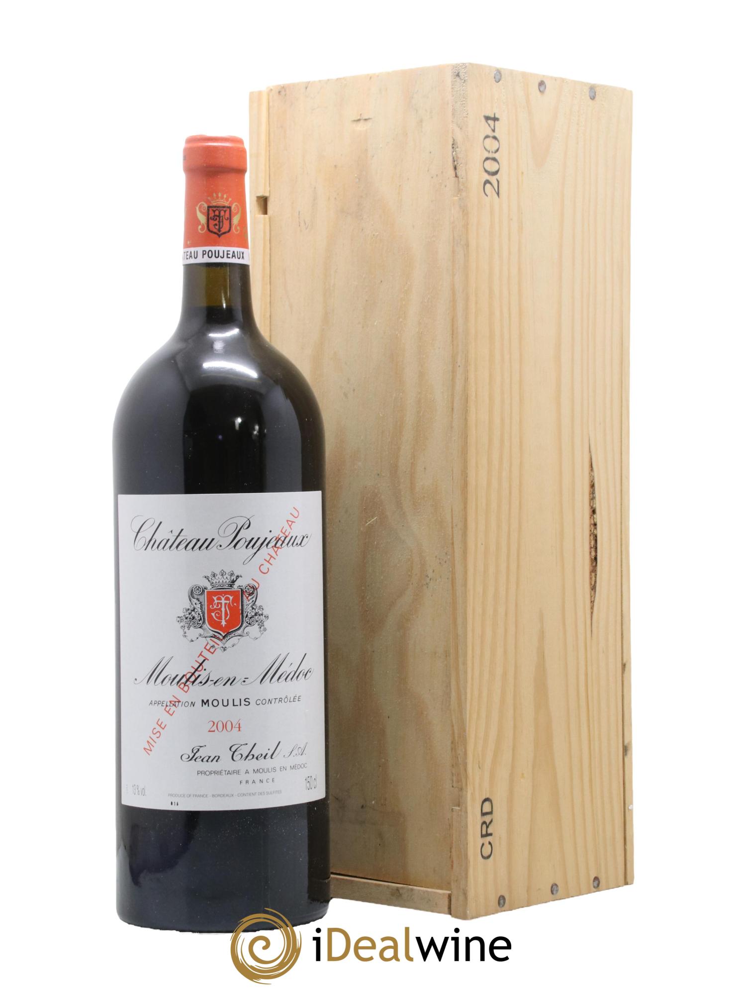 Château Poujeaux 2004 - Lot de 1 magnum - 0