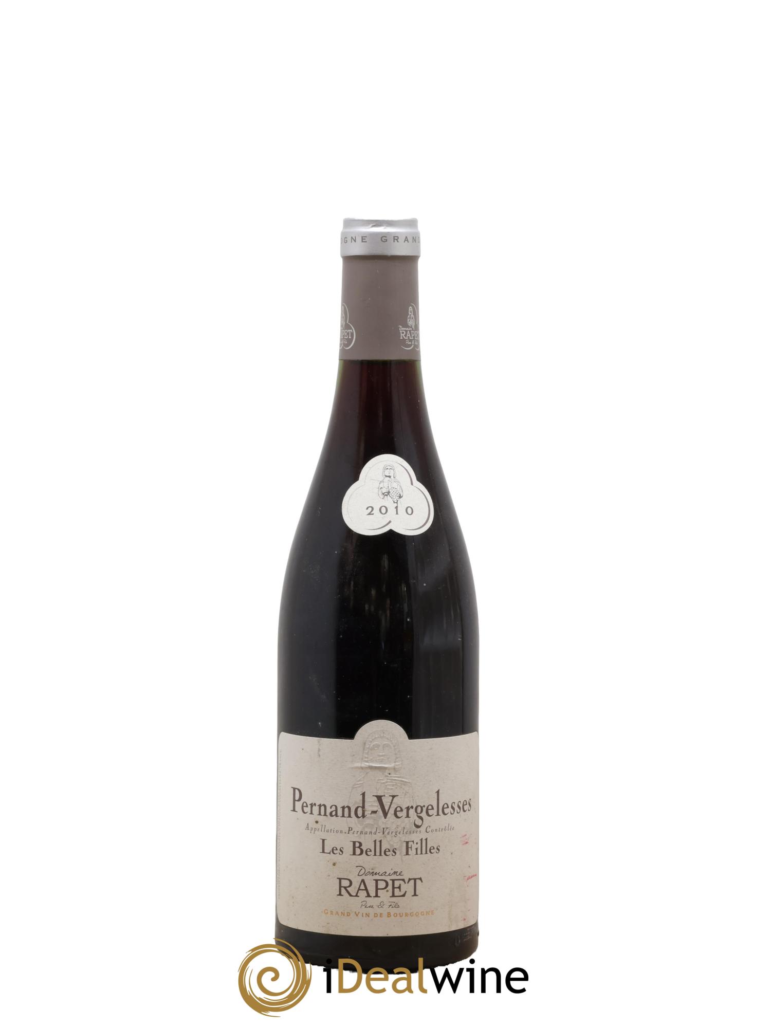 Pernand-Vergelesses Les Belles Filles Rapet Père & Fils 2010 - Lot de 1 bouteille - 0