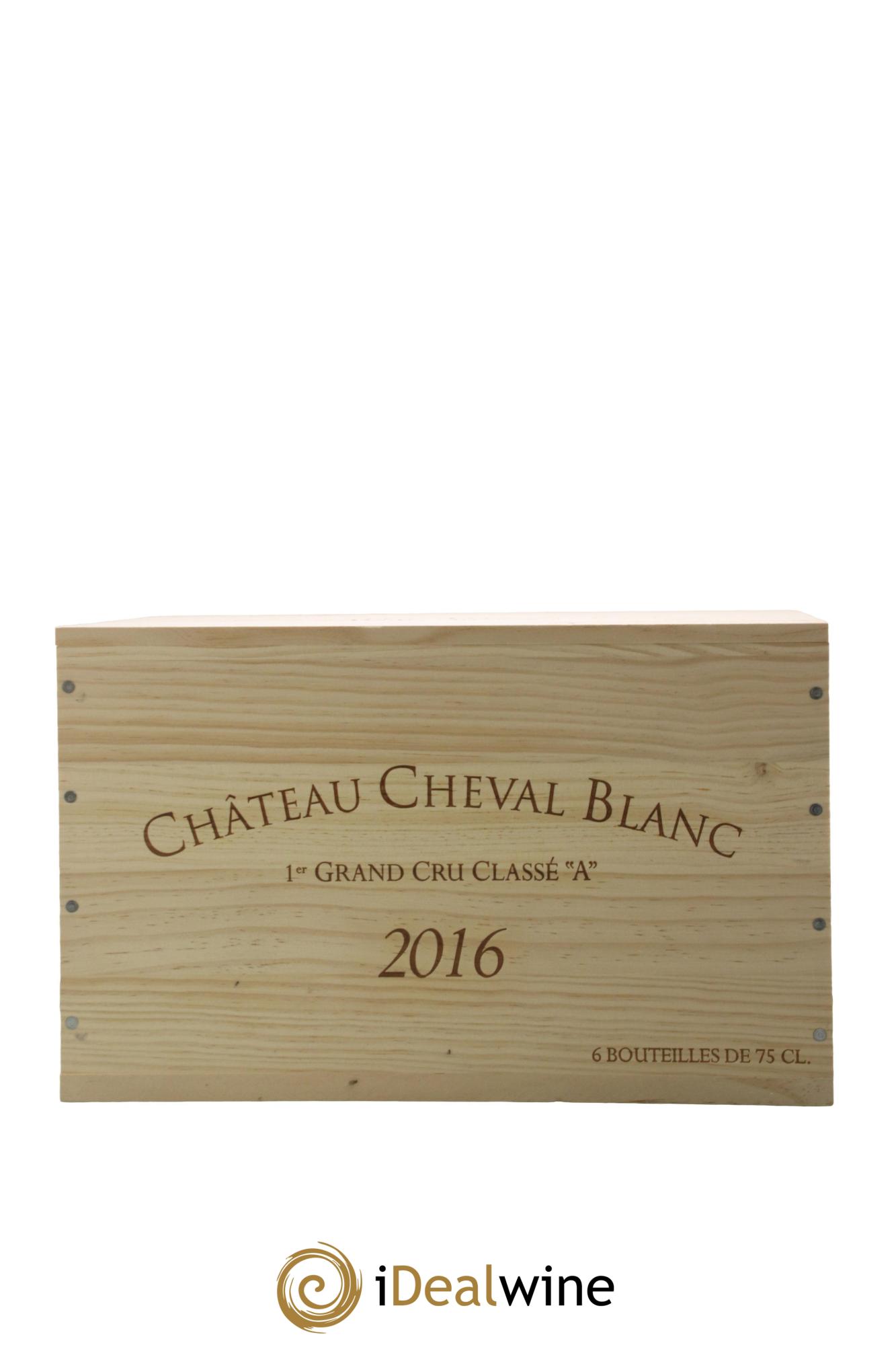 Château Cheval Blanc 1er Grand Cru Classé A 2016 - Lot de 6 bouteilles - 1