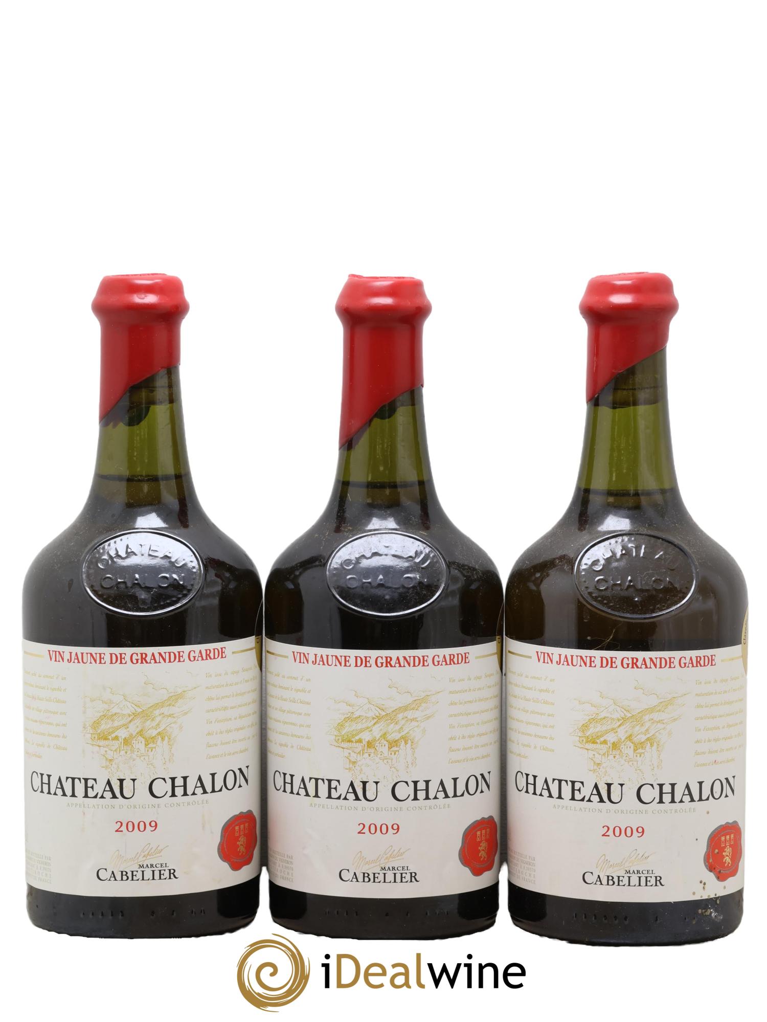 Château-Chalon Vin jaune Marcel Cabelier 2009 - Posten von 3 Clavelin - 0