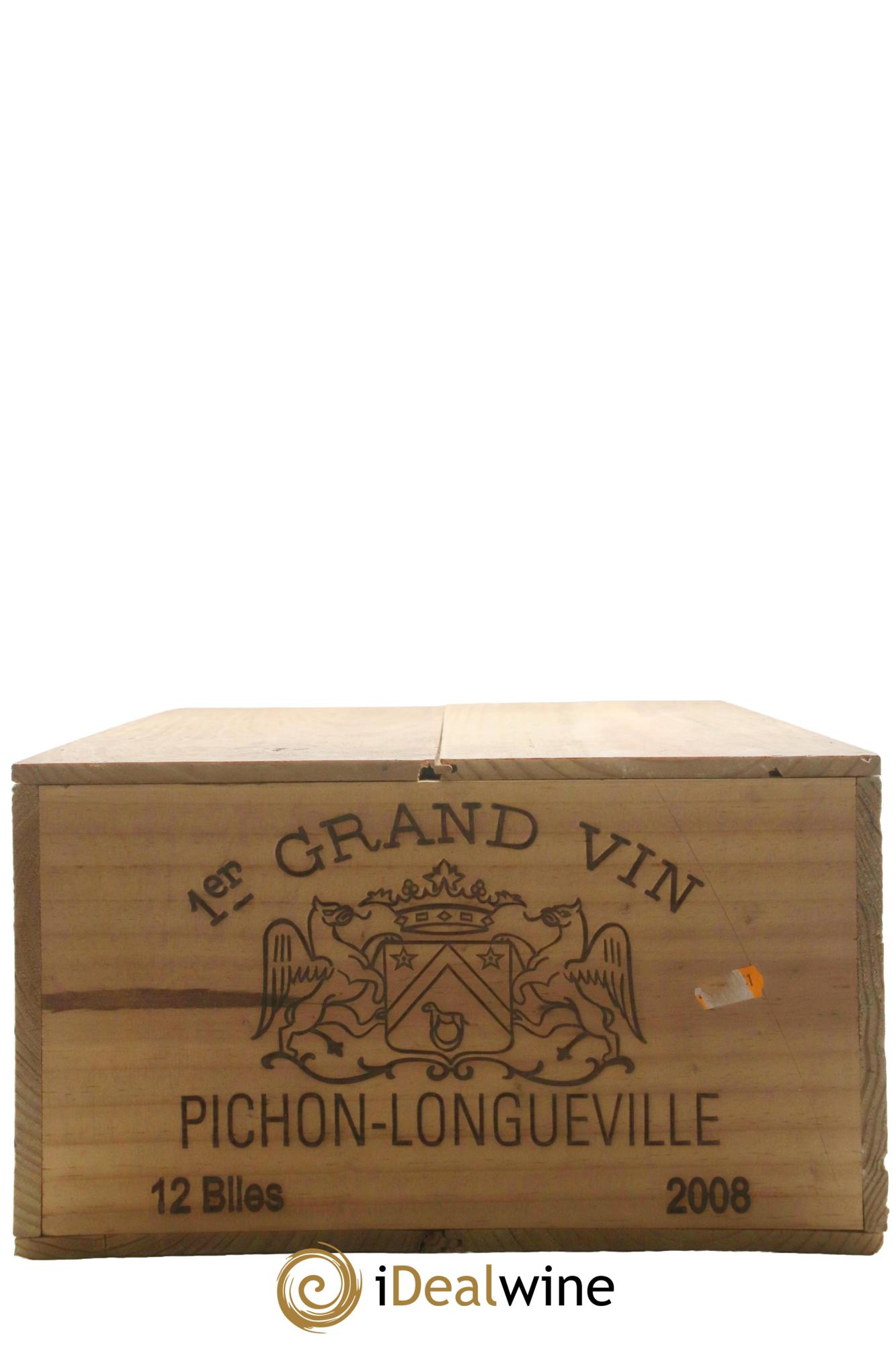 Pichon Longueville Baron 2ème Grand Cru Classé 2008 - Lot de 12 bouteilles - 5
