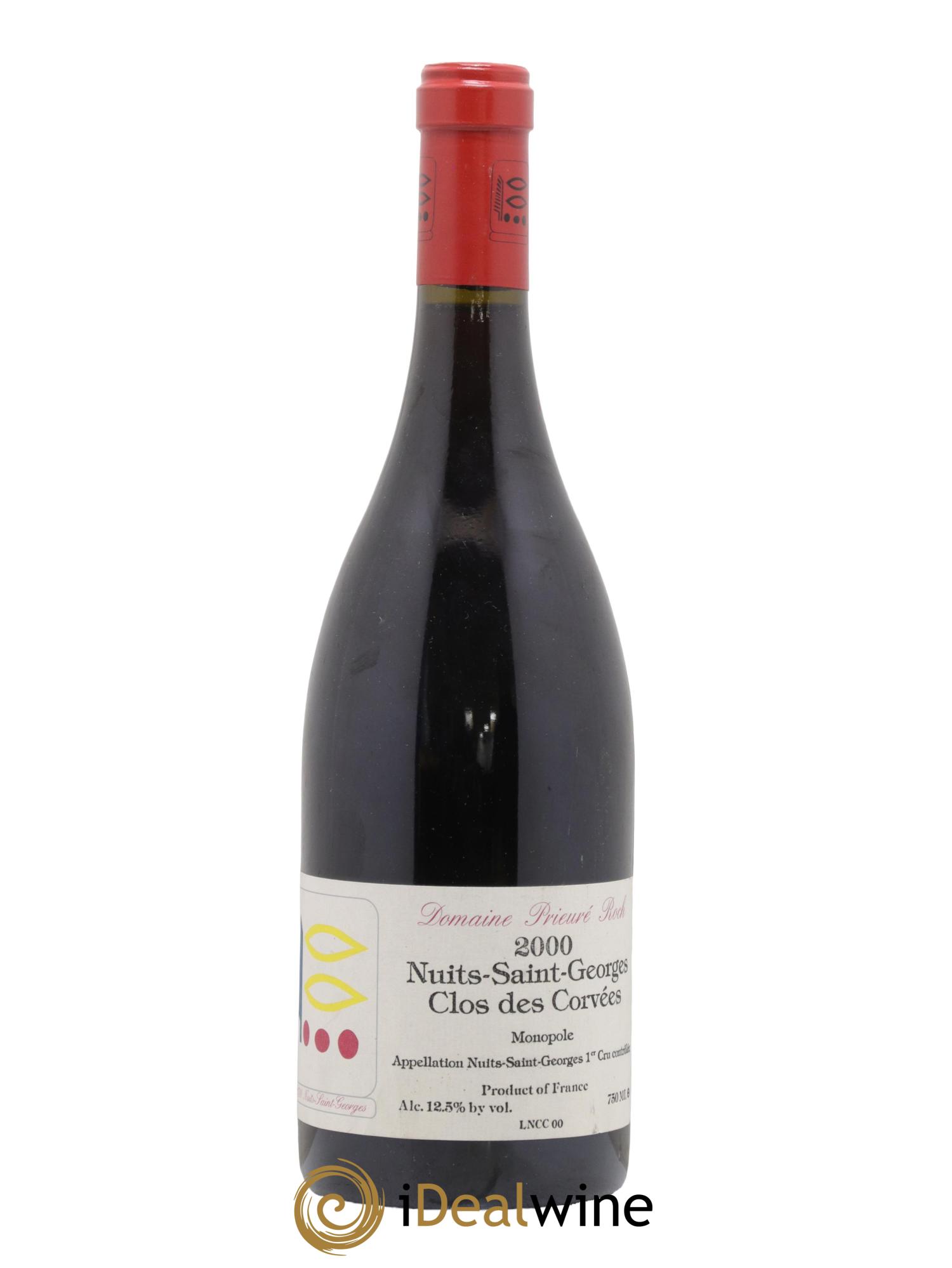 Nuits-Saint-Georges 1er Cru Le Clos des Corvées Prieuré Roch 2000 - Lot de 1 bouteille - 0