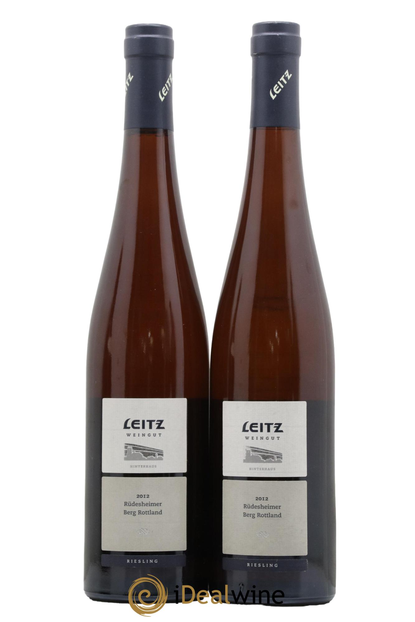 Allemagne Rheingau Riesling Trocken Rüdesheimer Berg Rottland Leitz 2012 - Lotto di 2 bottiglie - 0