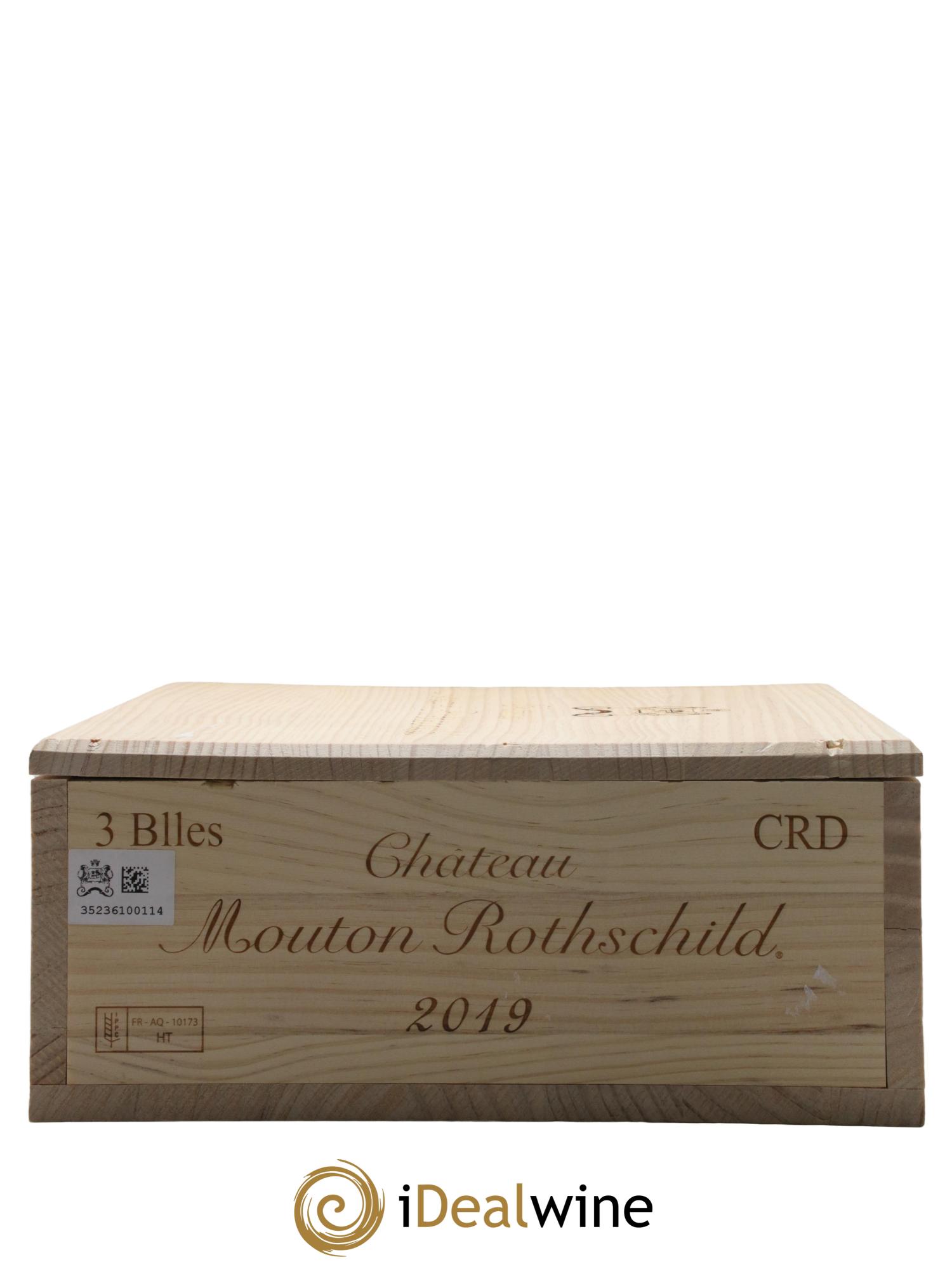Château Mouton Rothschild 1er Grand Cru Classé 2019 - Lot de 3 bouteilles - 2