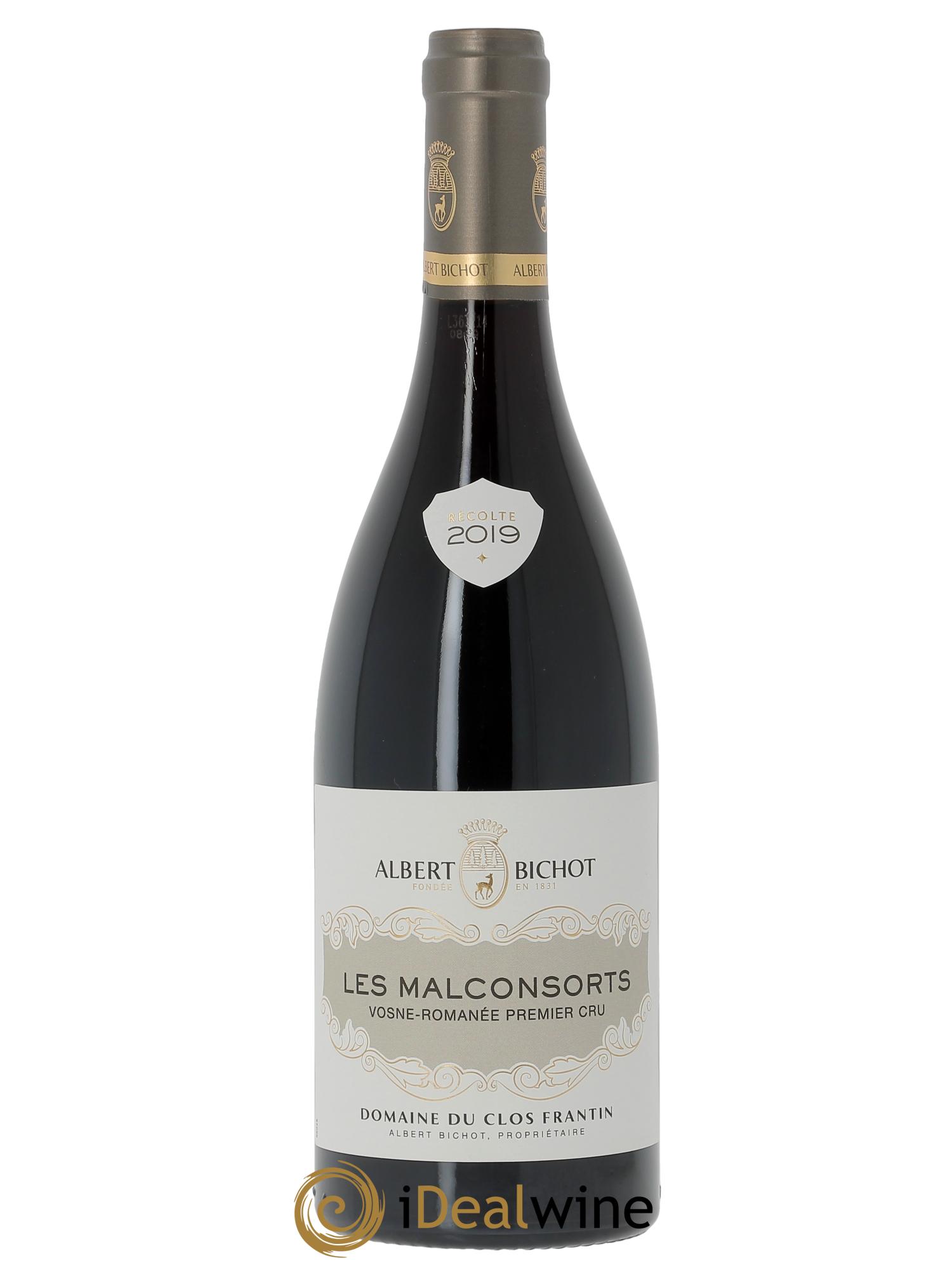 Vosne-Romanée 1er Cru Les Malconsorts Clos Frantin - Albert Bichot 2019 - Lot de 1 bouteille - 0