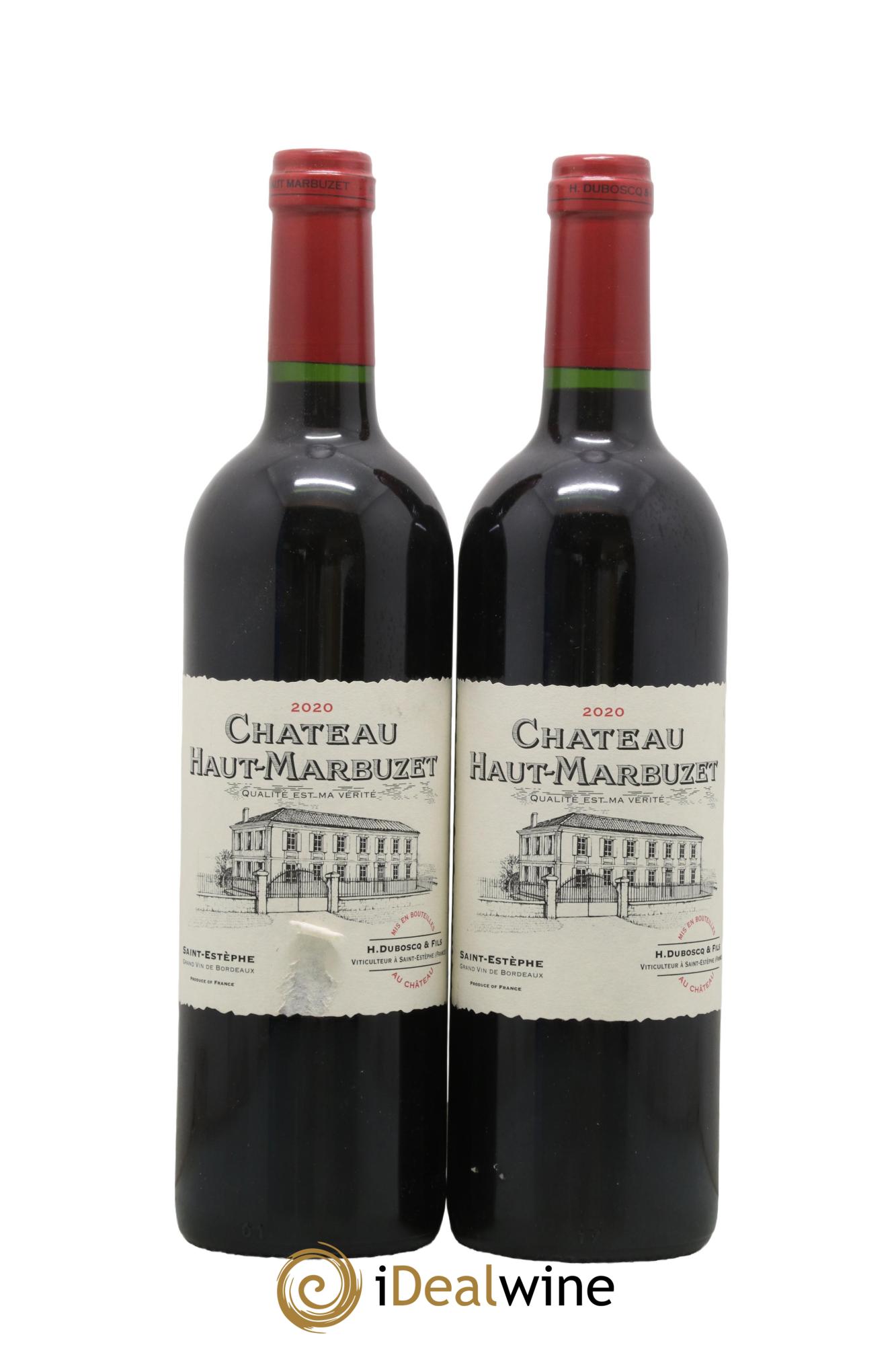 Château Haut Marbuzet 2020 - Lotto di 2 bottiglie - 0