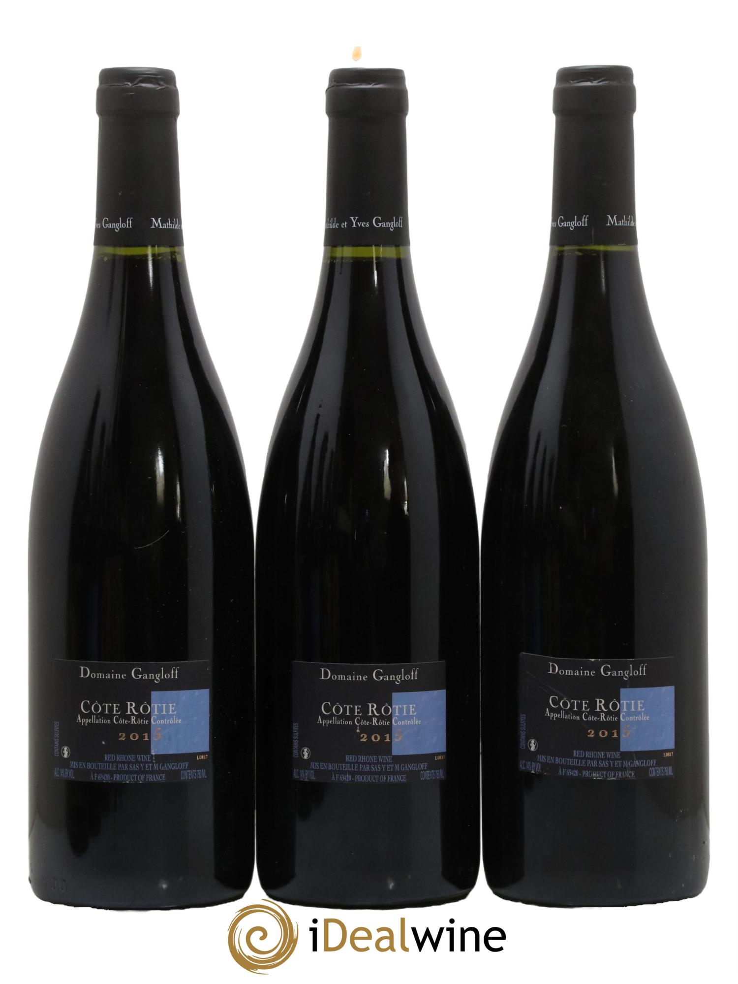 Côte-Rôtie La Barbarine Gangloff (Domaine) 2015 - Lot de 3 bouteilles - 1