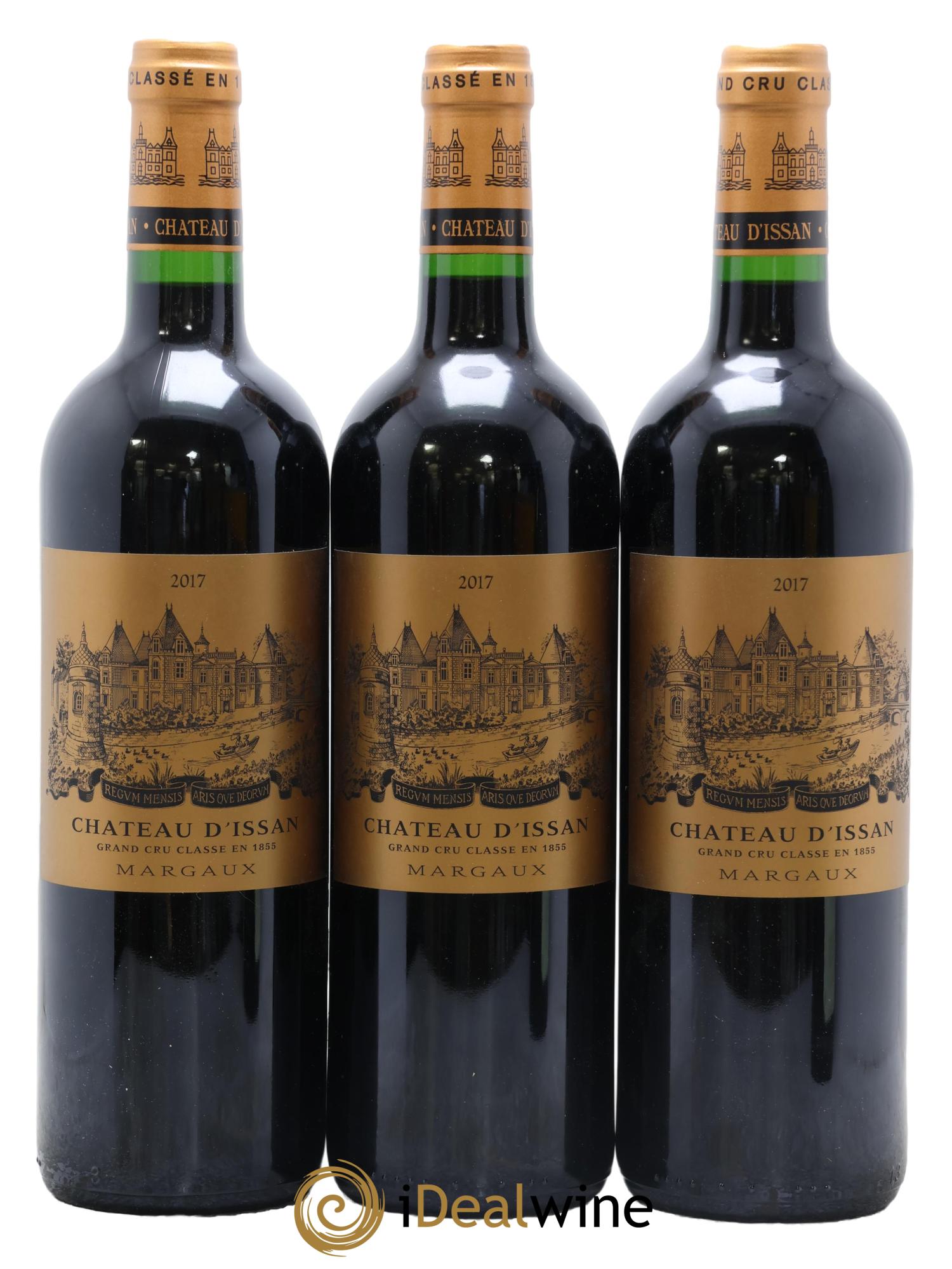 Château d'Issan 3ème Grand Cru Classé 2017 - Lot of 3 bottles - 0