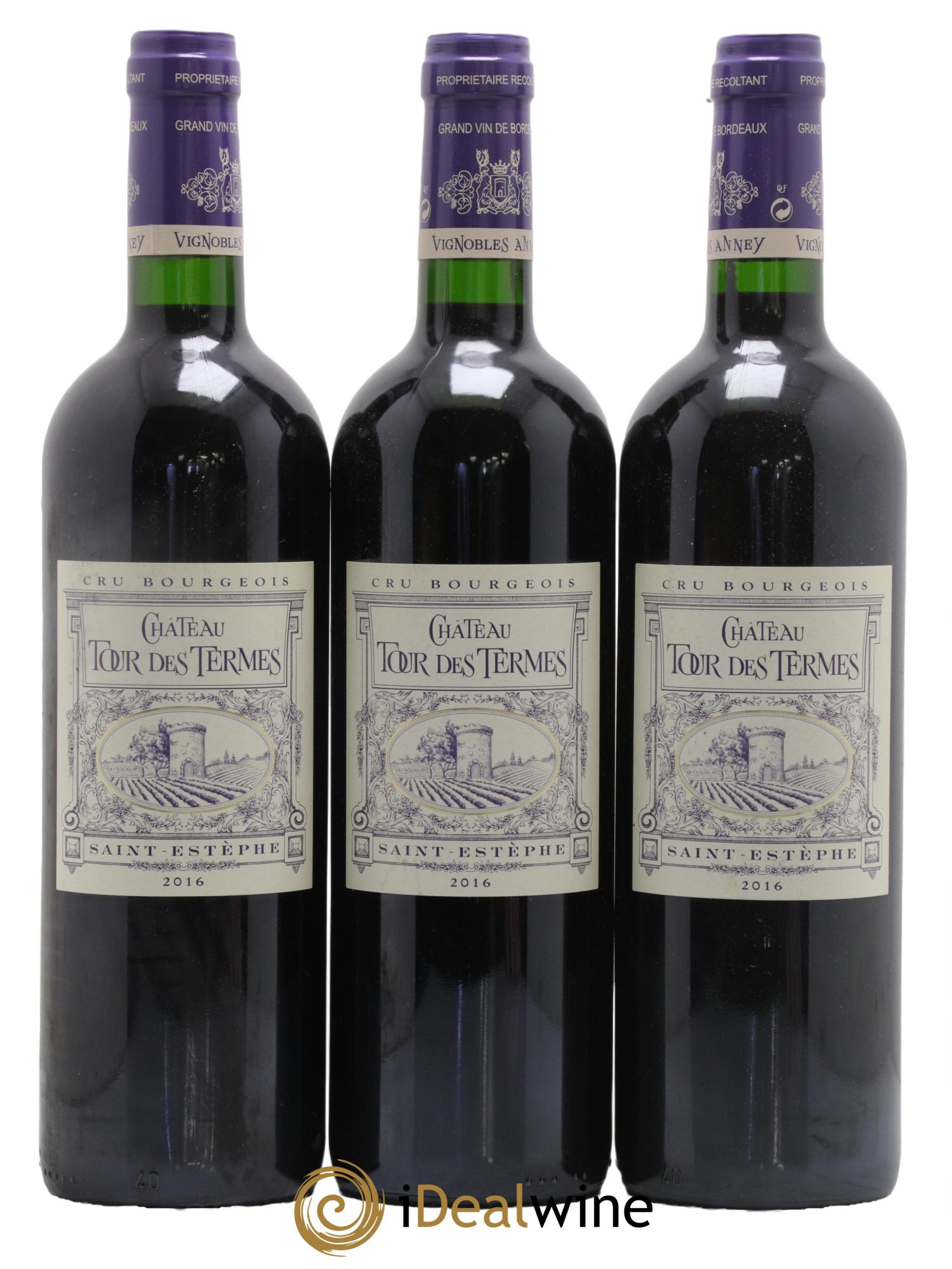 Château Tour des Termes Cru Bourgeois 2016 - Lot de 6 bouteilles - 2