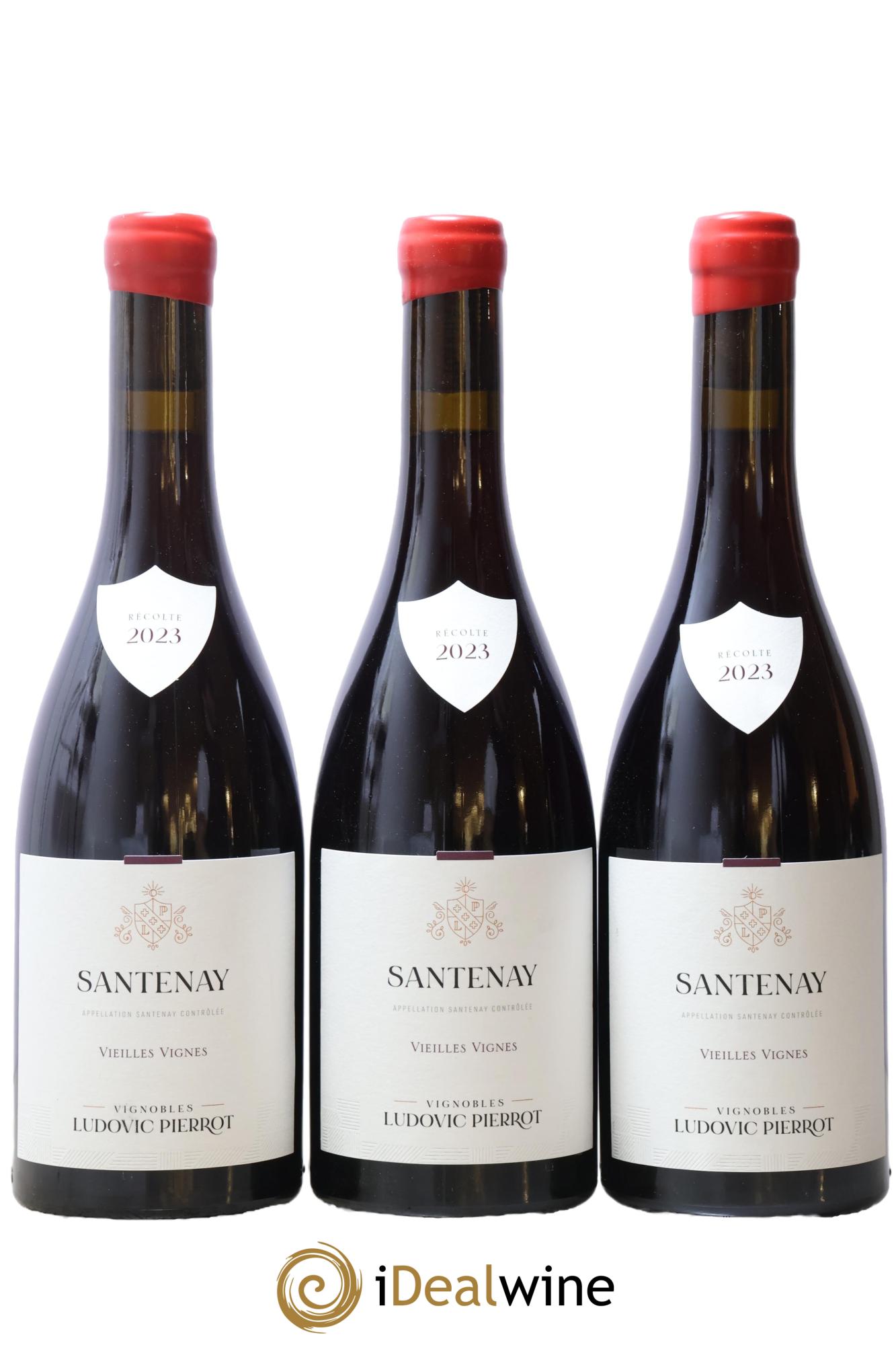 Santenay Vieilles Vignes Ludovic Pierrot 2023 - Lot de 3 bouteilles - 0