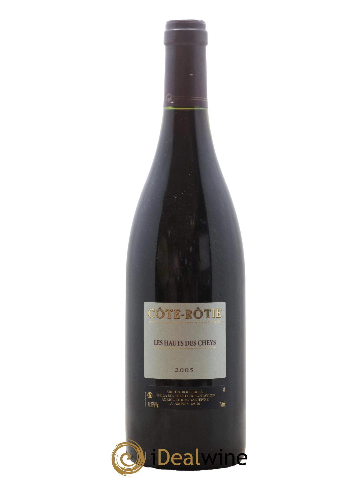 Côte-Rôtie Les Hauts Des Cheys Societe d Exploitation Agricole Rhodanienne 2005 - Lot de 1 bouteille - 0