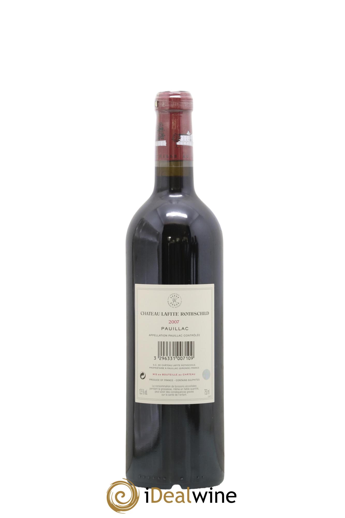 Château Lafite Rothschild 1er Grand Cru Classé 2007 - Lot of 1 bottle - 1