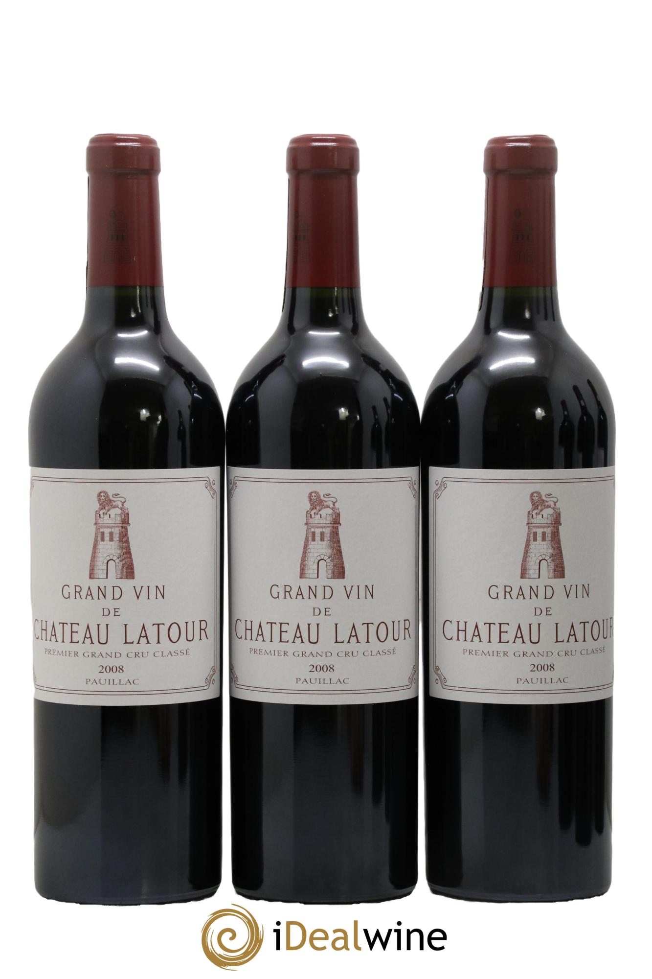 Château Latour 1er Grand Cru Classé  2008 - Lot de 6 bouteilles - 3