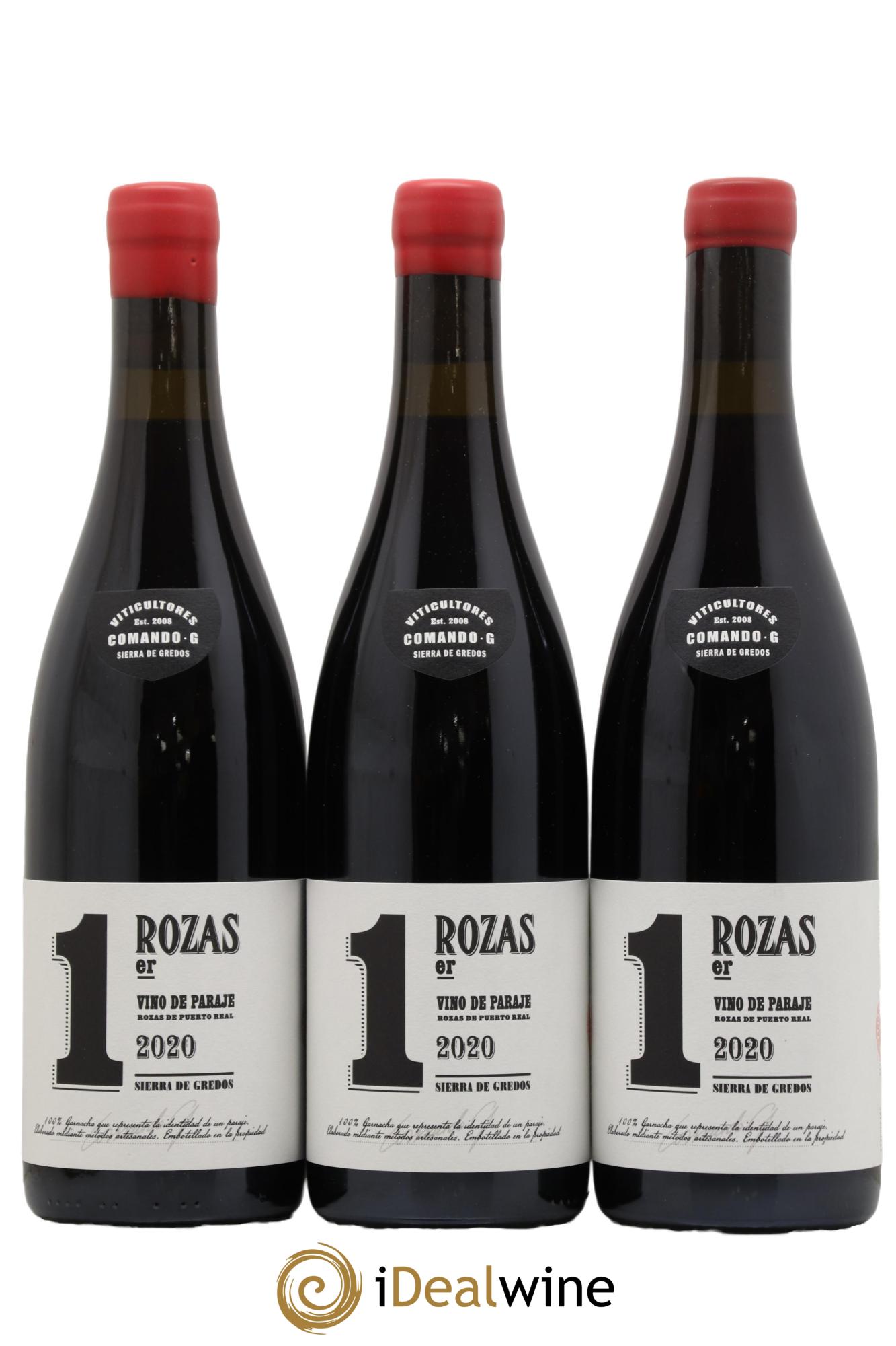 Vinos de Madrid DO Rozas 1er Comando G 2020 - Lot de 3 bouteilles - 0