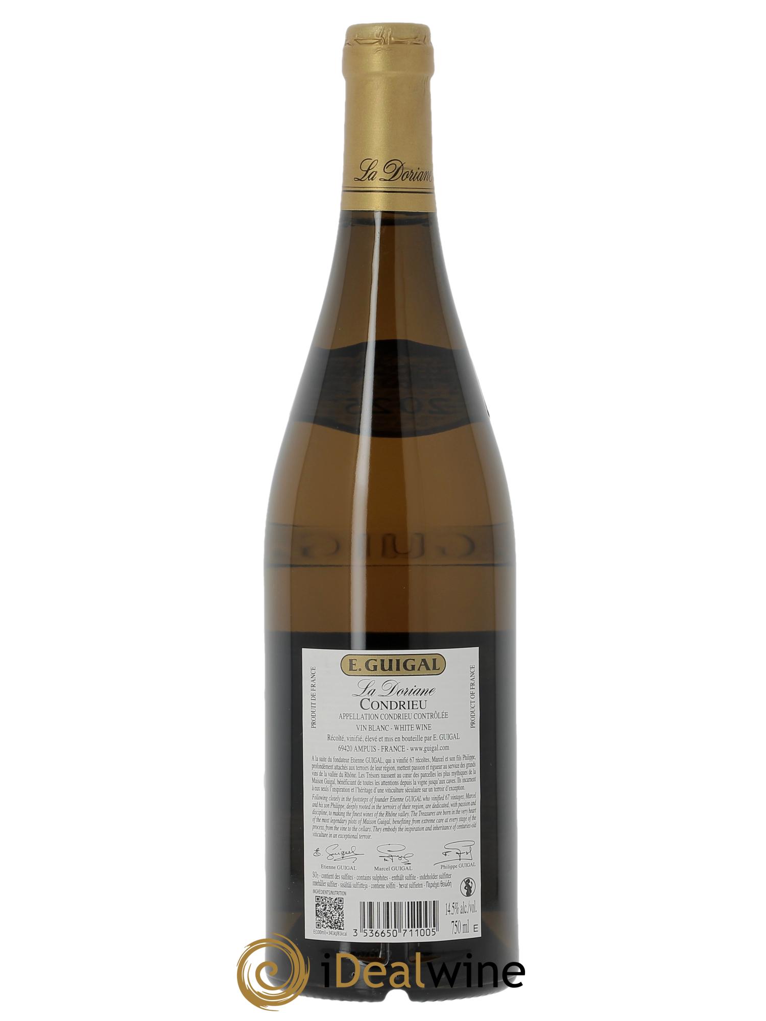 Condrieu La Doriane Guigal (OWC if 3 bts) 2025 - Lot of 1 bottle - 1