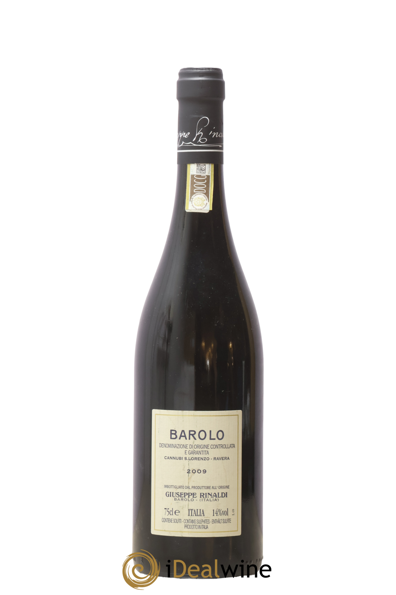 Barolo DOCG Cannubi San Lorenzo Ravera Giuseppe Rinaldi 2009 - Lot de 1 bouteille - 1