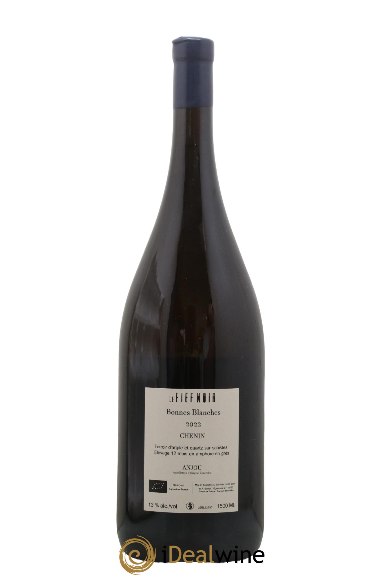 Anjou Le Fief Noir Bonnes Blanches 2022 - Lot of 1 magnum - 1