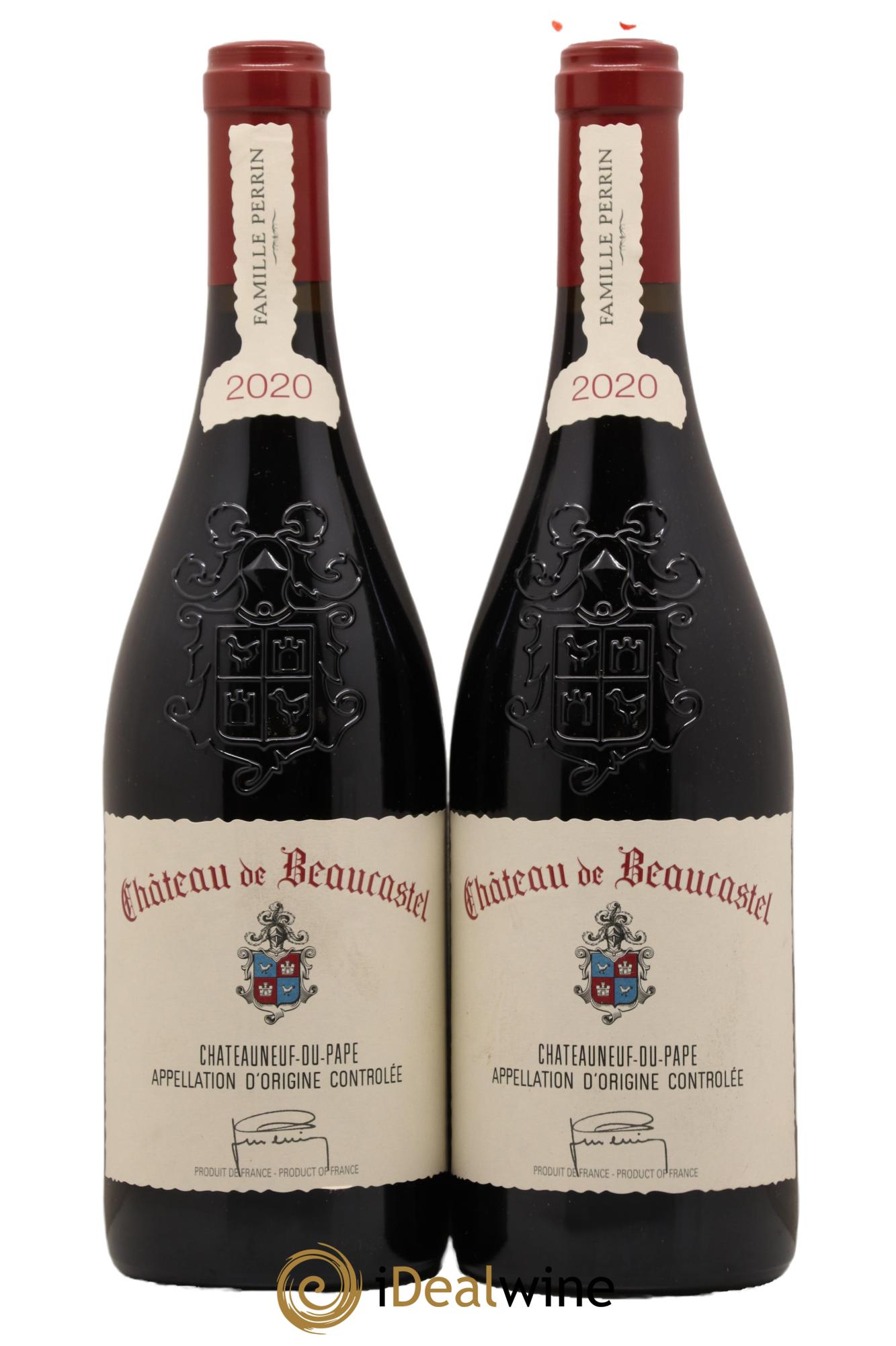 Châteauneuf-du-Pape Château de Beaucastel Famille Perrin 2020 - Lot de 2 bouteilles - 0