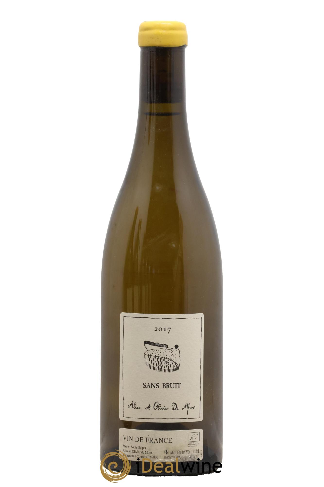 Vin de France Sans Bruit Sauvignon Alice et Olivier De Moor 2017 - Lot de 1 bouteille - 0