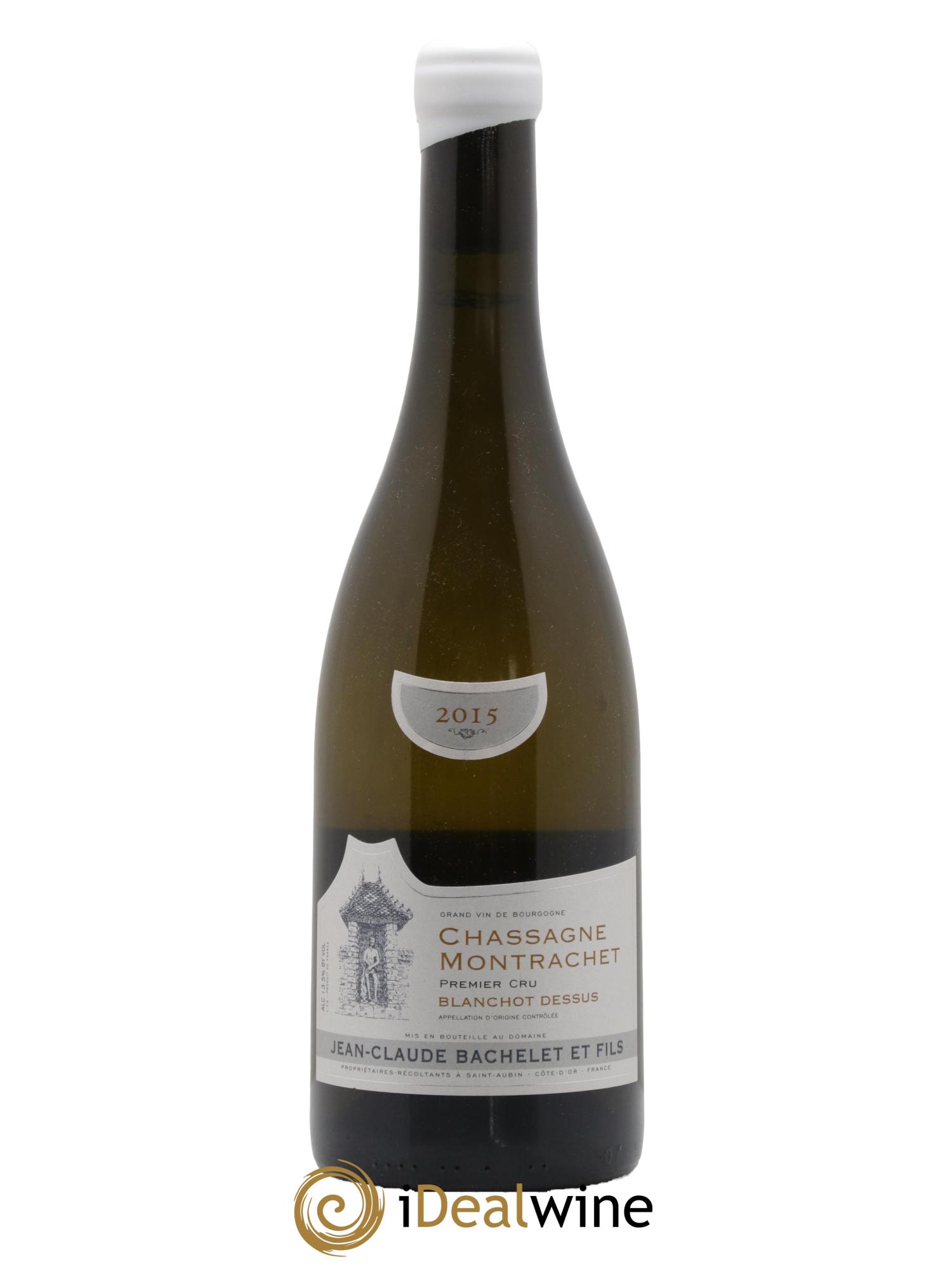 Chassagne-Montrachet 1er Cru Blanchot Dessus Jean-Claude Bachelet (Domaine) 2015 - Lot de 1 bouteille - 0