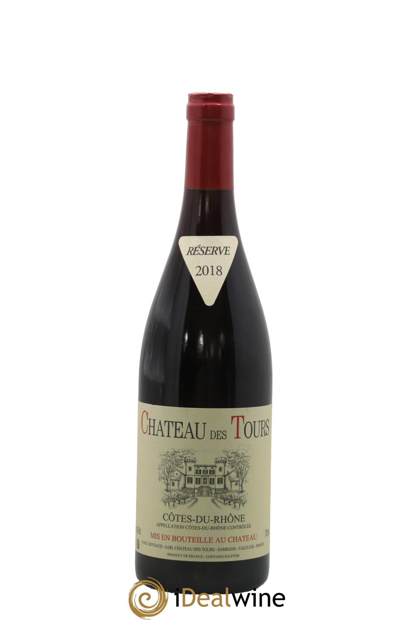 Côtes-du-Rhône Château des Tours Emmanuel Reynaud 2018 - Lot de 1 bouteille - 0