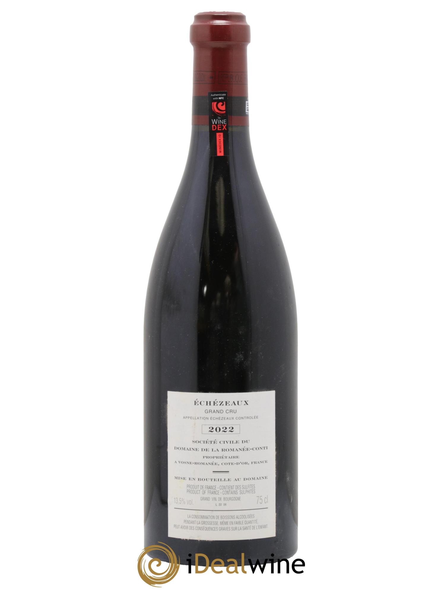 Echezeaux Grand Cru Domaine de la Romanée-Conti 2022 - Posten von 1 Flasche - 1