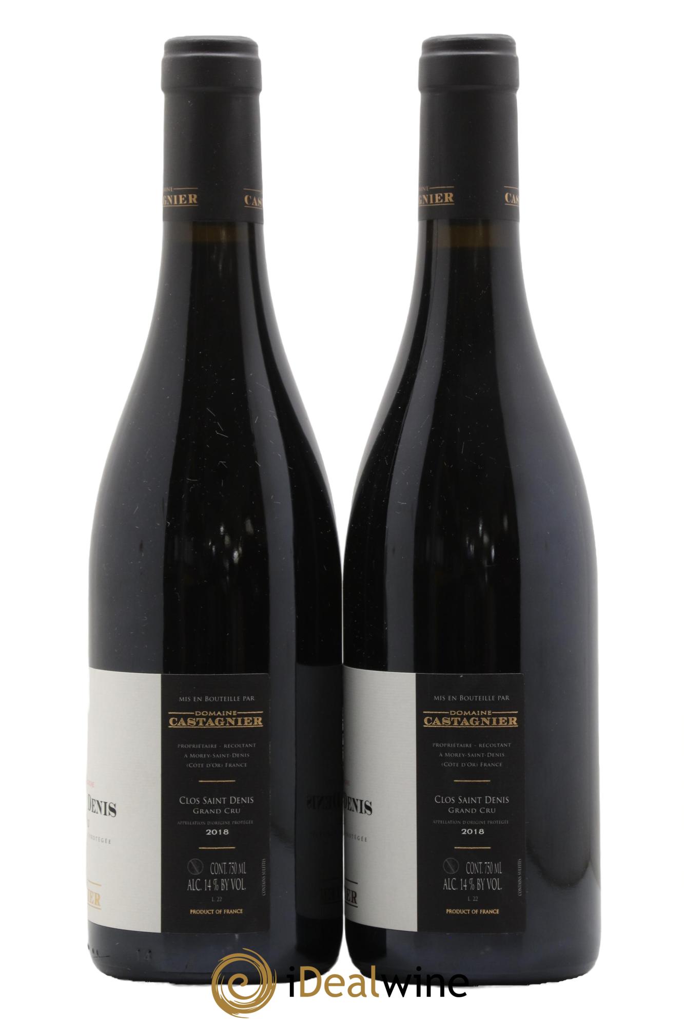 Clos Saint-Denis Grand Cru Castagnier (Domaine) 2018 - Lotto di 2 bottiglie - 1