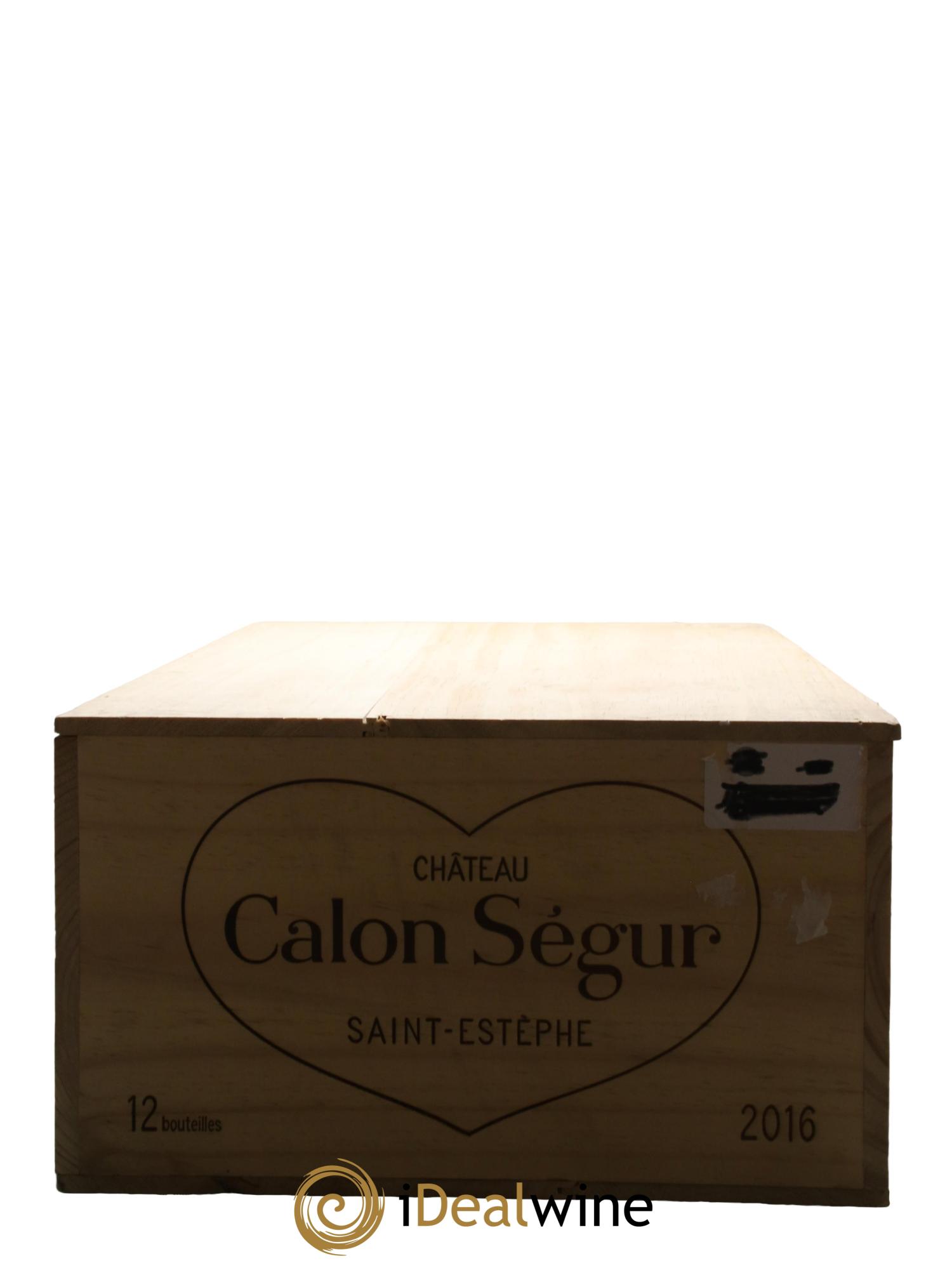 Château Calon Ségur 3ème Grand Cru Classé 2016 - Lot de 12 bouteilles - 1