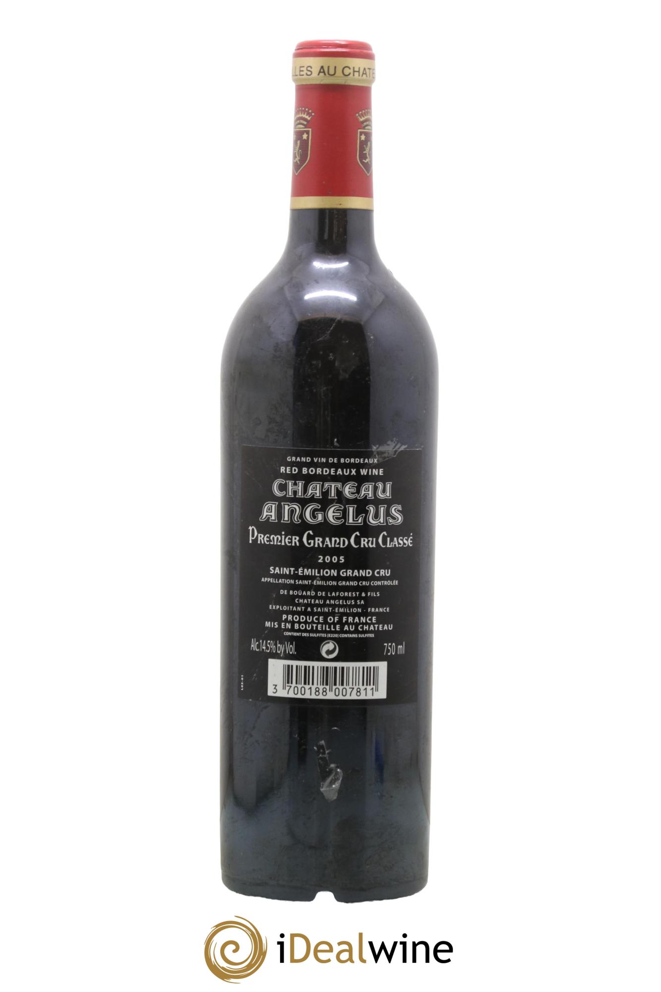 Château Angélus 1er Grand Cru Classé A 2005 - Lotto di 1 bottiglia - 1