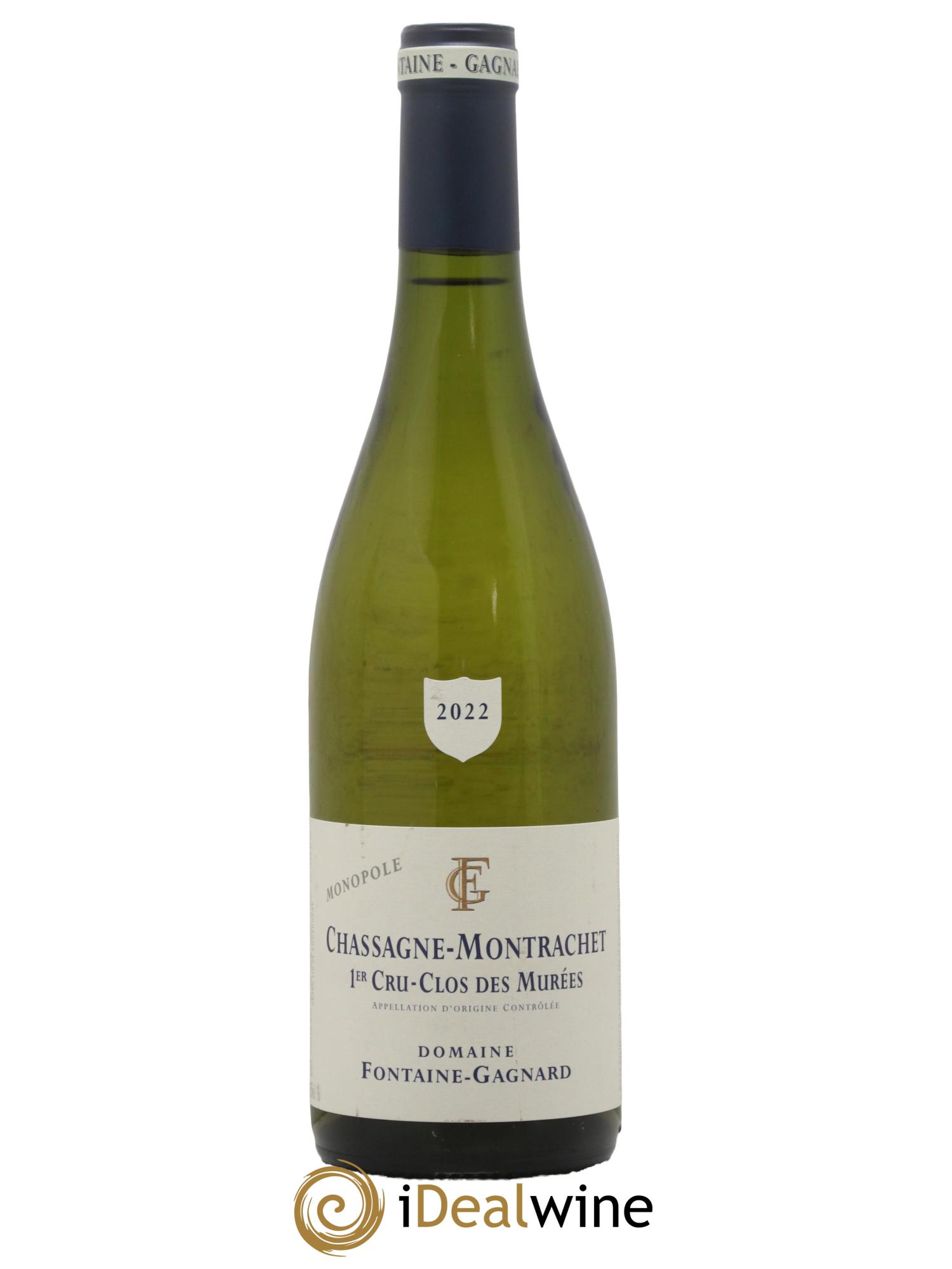 Chassagne-Montrachet 1er Cru Clos des Murées Fontaine-Gagnard (Domaine) 2022 - Lot de 1 bouteille - 0