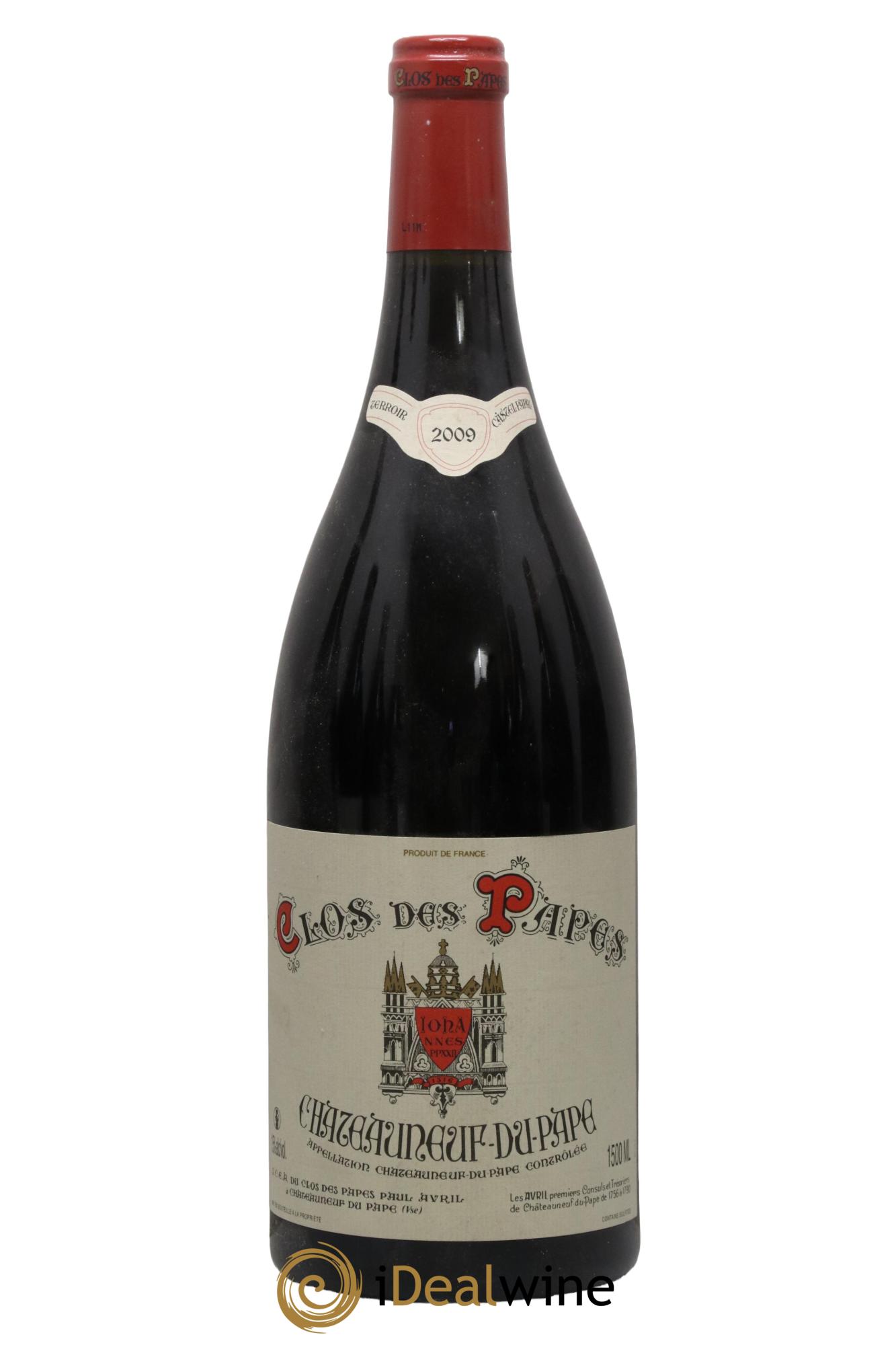 Châteauneuf-du-Pape Clos des Papes - Paul Avril 2009 - Lot de 1 magnum - 0