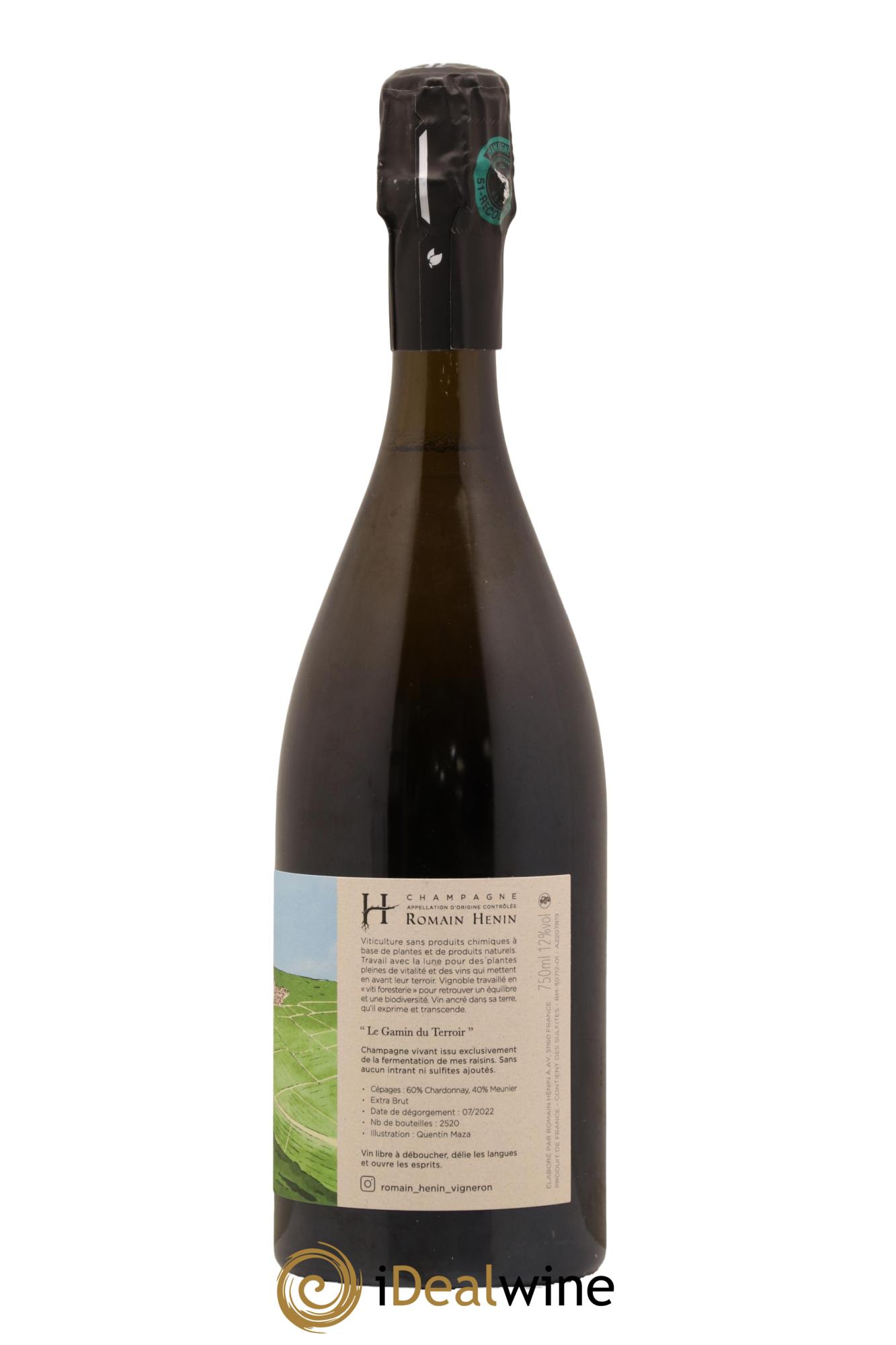 Gamin du Terroir Romain Henin - Lot de 1 bouteille - 1