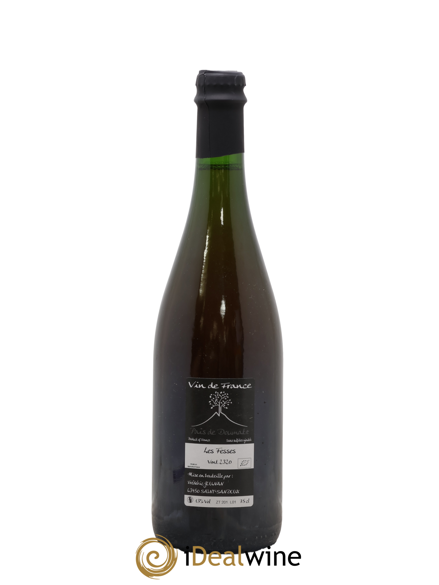 Vin de France Les Fesses Vignoble de l'Arbre Blanc 2020 - Lot de 1 bouteille - 1