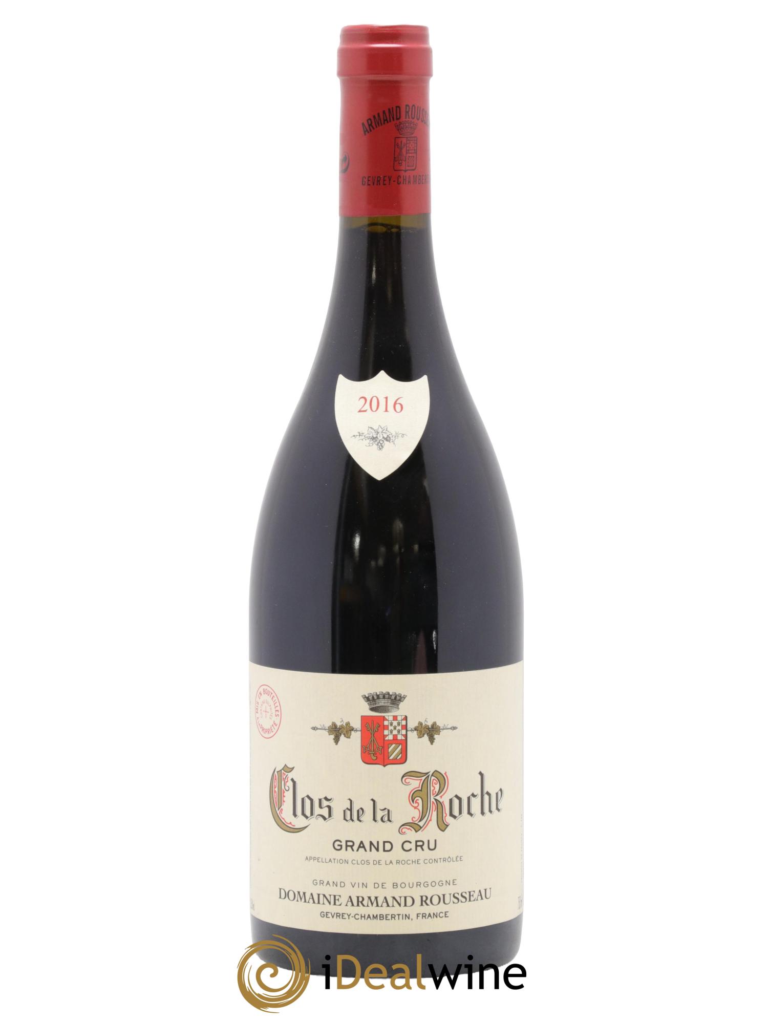 Clos de la Roche Grand Cru Armand Rousseau (Domaine) 2016 - Lot de 1 bouteille - 0
