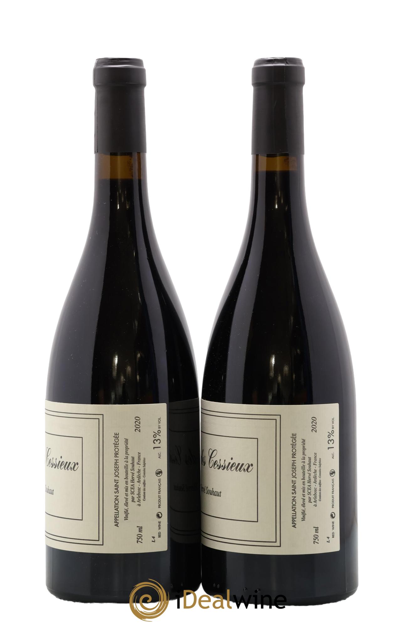 Saint-Joseph Clos des Cessieux Hervé Souhaut - Domaine Romaneaux-Destezet 2020 - Lotto di 2 bottiglie - 1