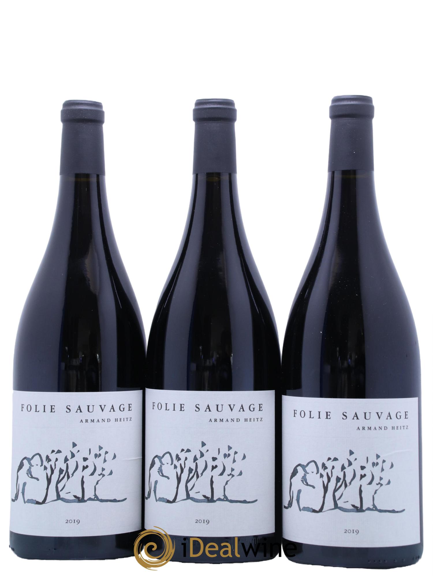 Coteaux Bourguignons Folie Sauvage Domaine Armand Heitz 2019 - Lot de 3 magnums - 0