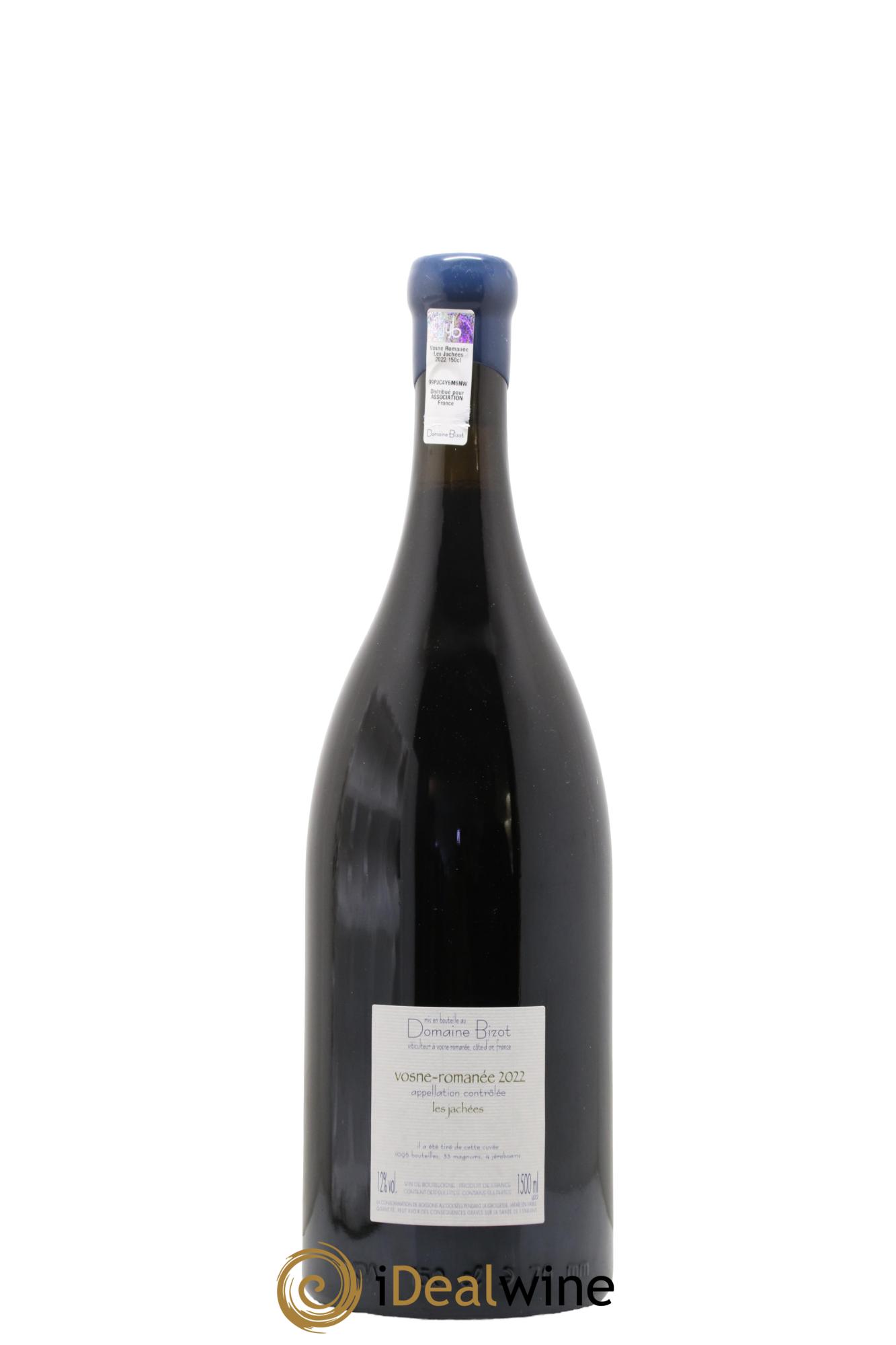 Vosne-Romanée Les Jachées Bizot (Domaine) 2022 - Lot de 1 magnum - 2