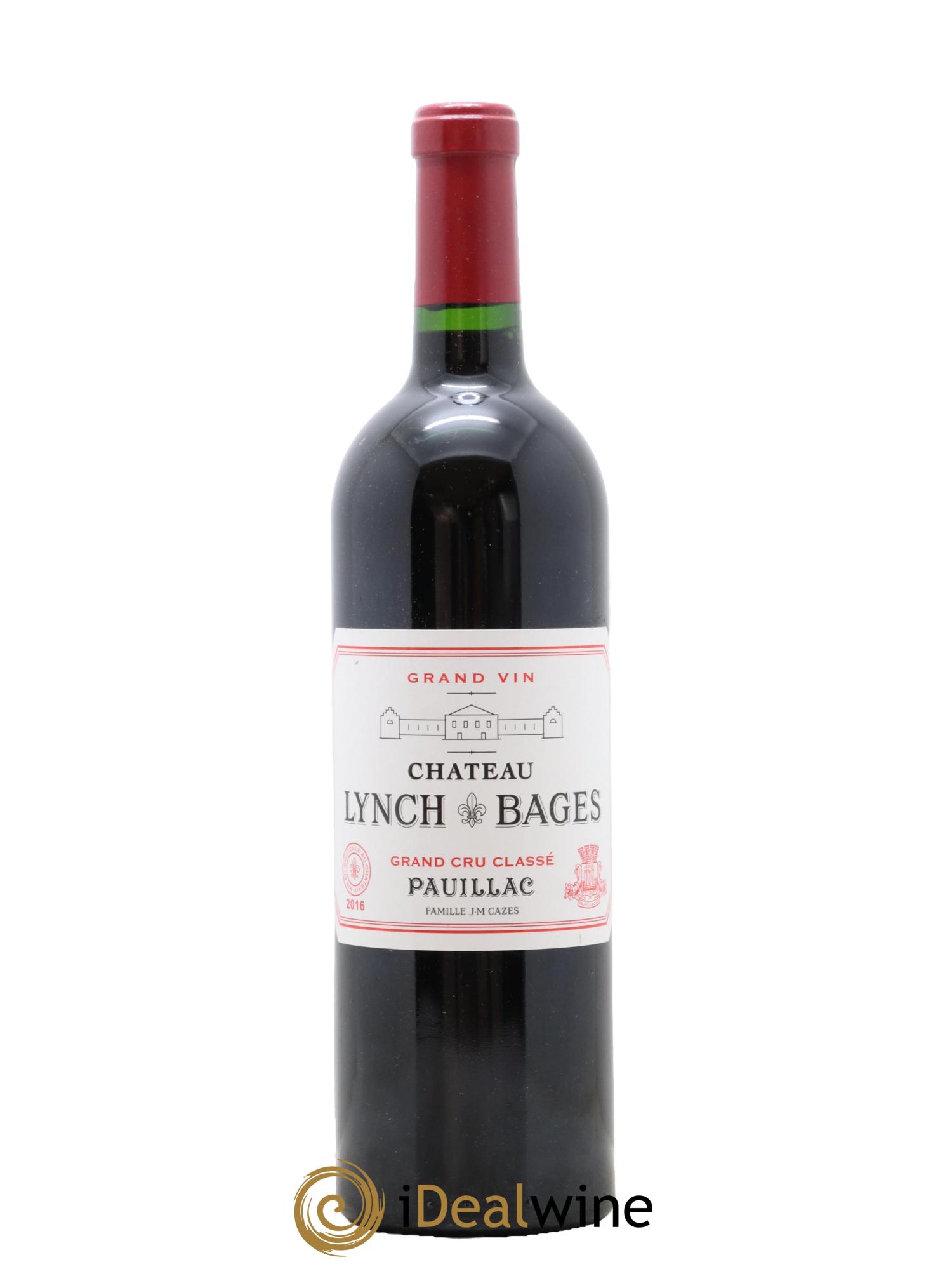 Château Lynch Bages 5ème Grand Cru Classé 2016 - Lot de 1 bouteille - 0