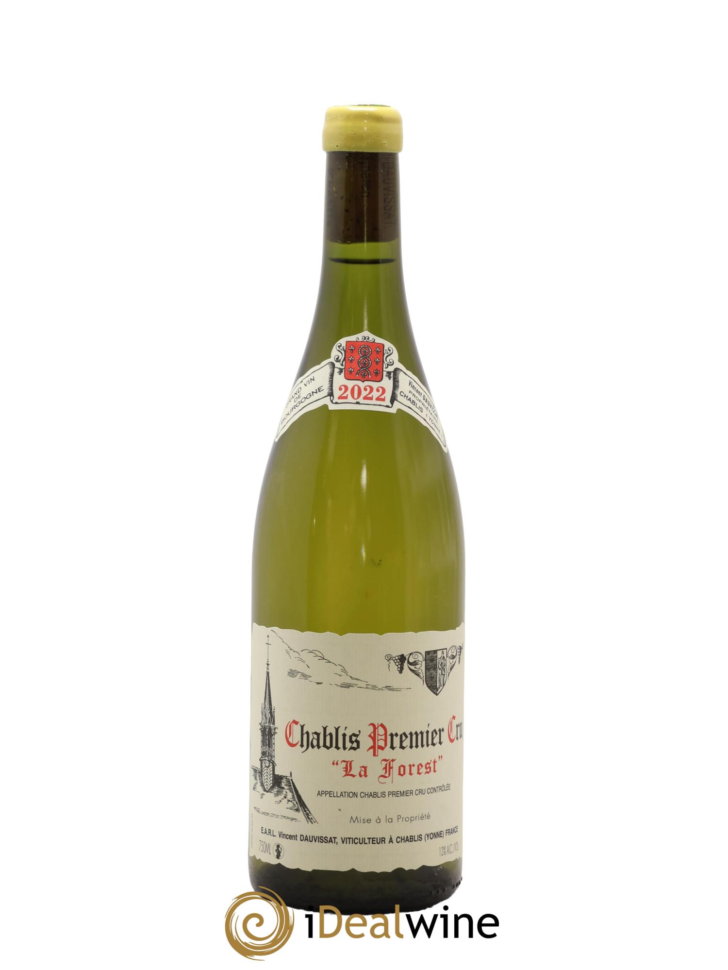 Chablis 1er Cru La Forest Vincent Dauvissat (Domaine) 2022 - Lot de 1 bouteille - 0