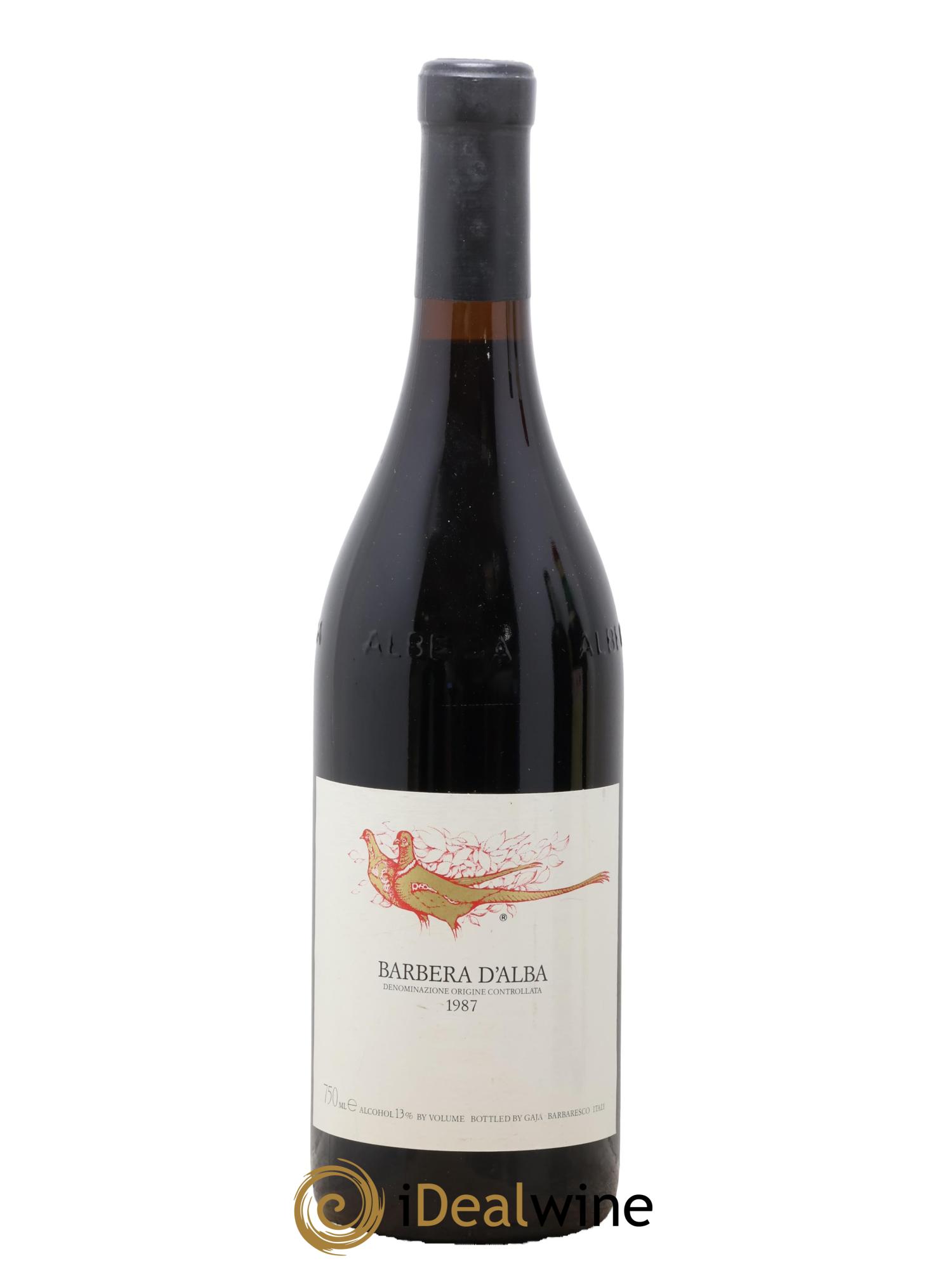 Barbera d'Alba DOC Gaja 1987 - Lot de 1 bouteille - 0