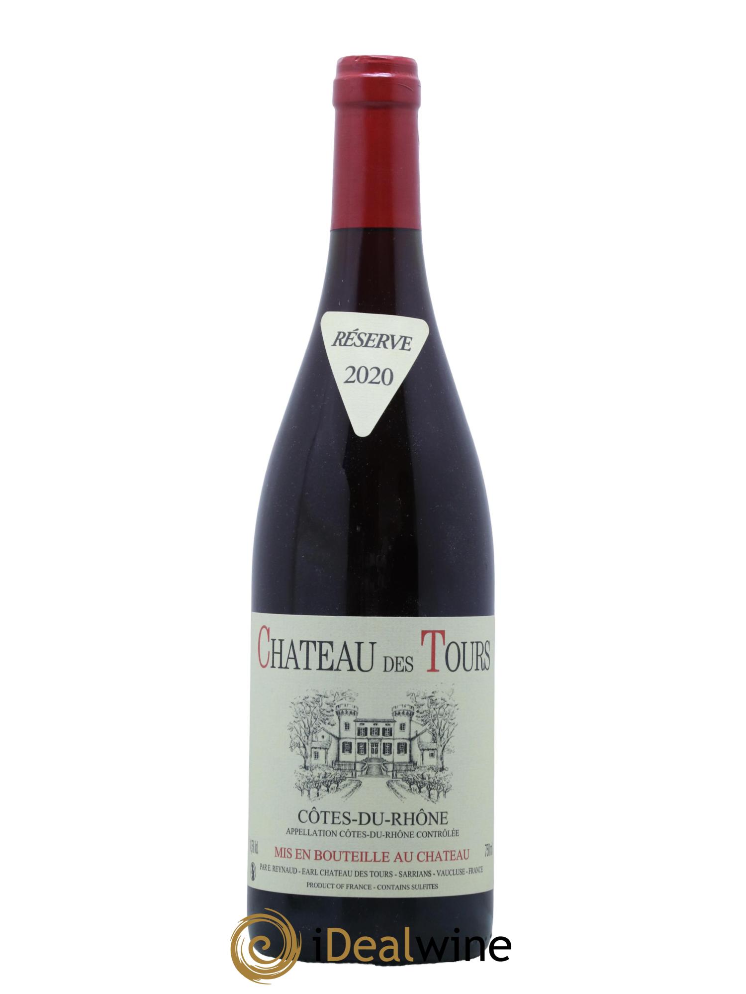 Côtes-du-Rhône Château des Tours Emmanuel Reynaud 2020 - Lot de 1 bouteille - 0