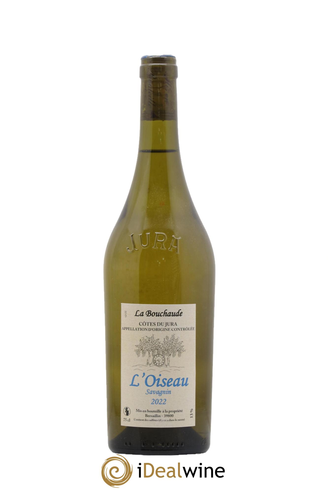 Côtes du Jura L Oiseau La Bouchaude 2022 - Lot de 1 bouteille - 0