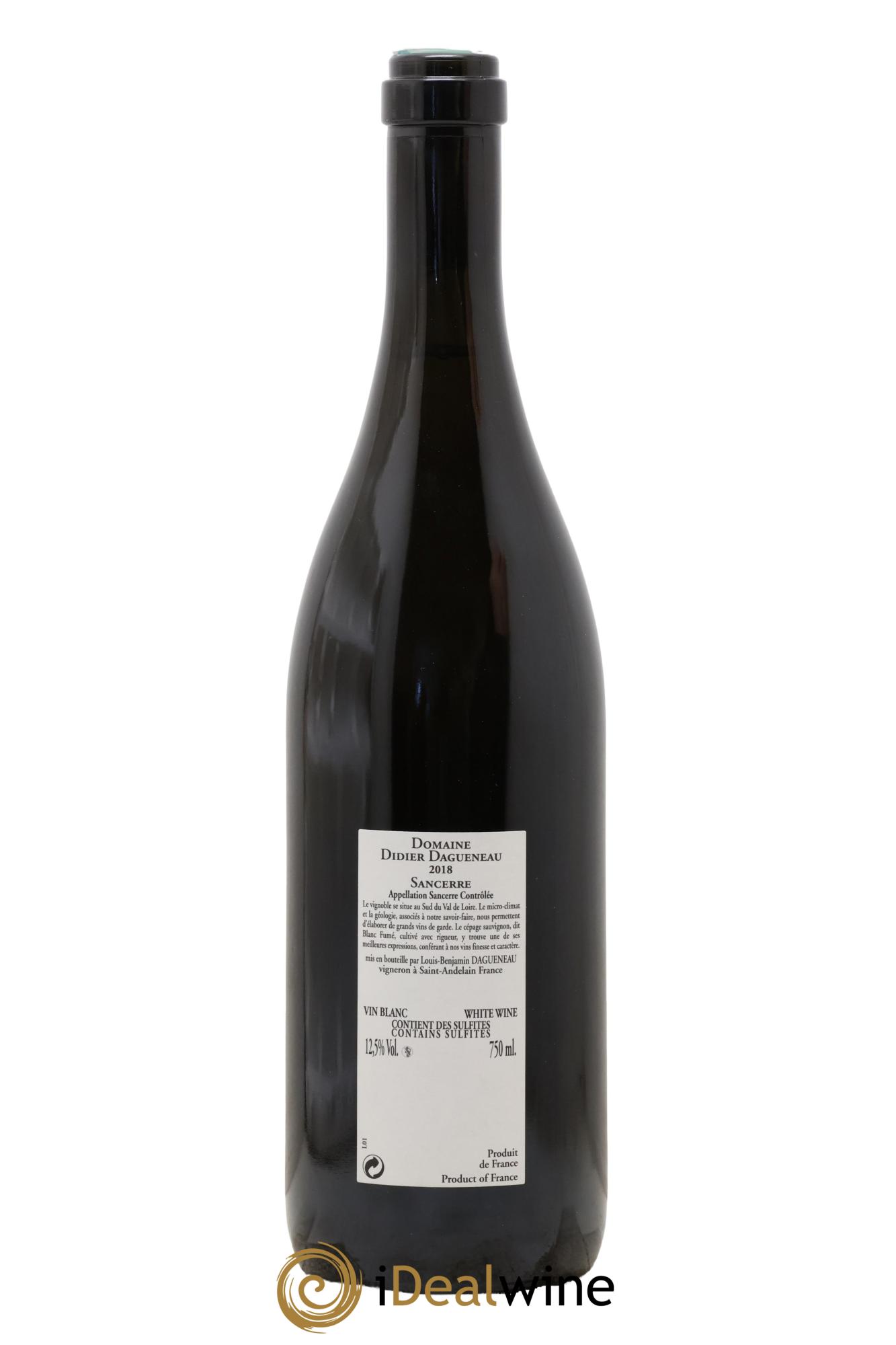 Sancerre En Chailloux Dagueneau 2018 - Lot of 1 bottle - 1