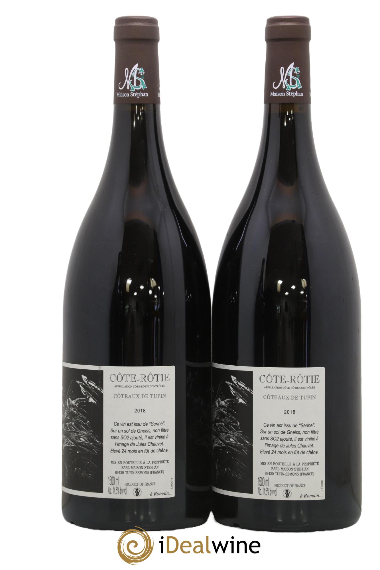 Côte-Rôtie Coteaux de Tupin Jean-Michel Stephan 2018 - Lot de 2 magnums - 1