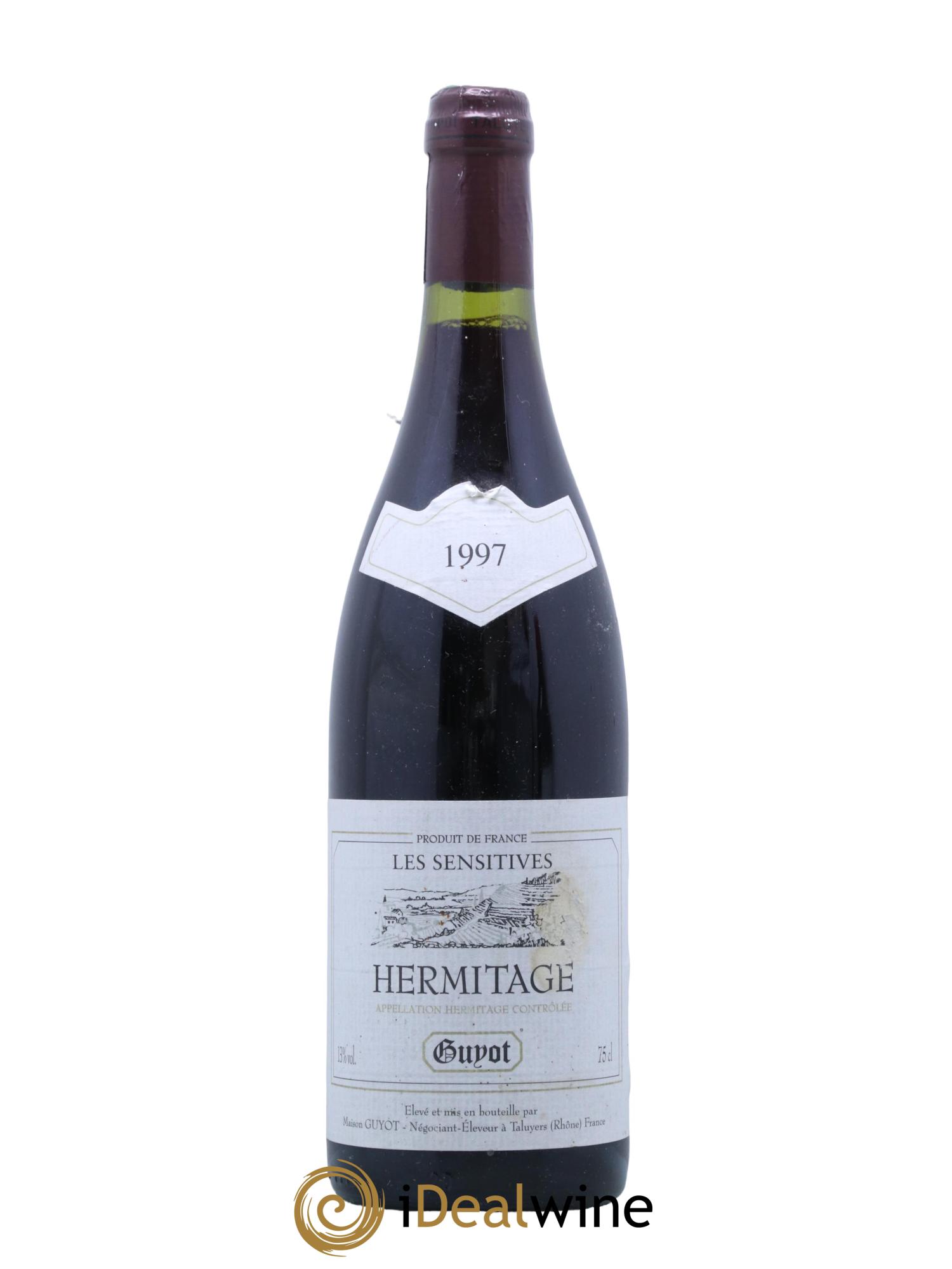 Hermitage Les Sensitives Domaine Guyot 1997 - Lot de 1 bouteille - 0