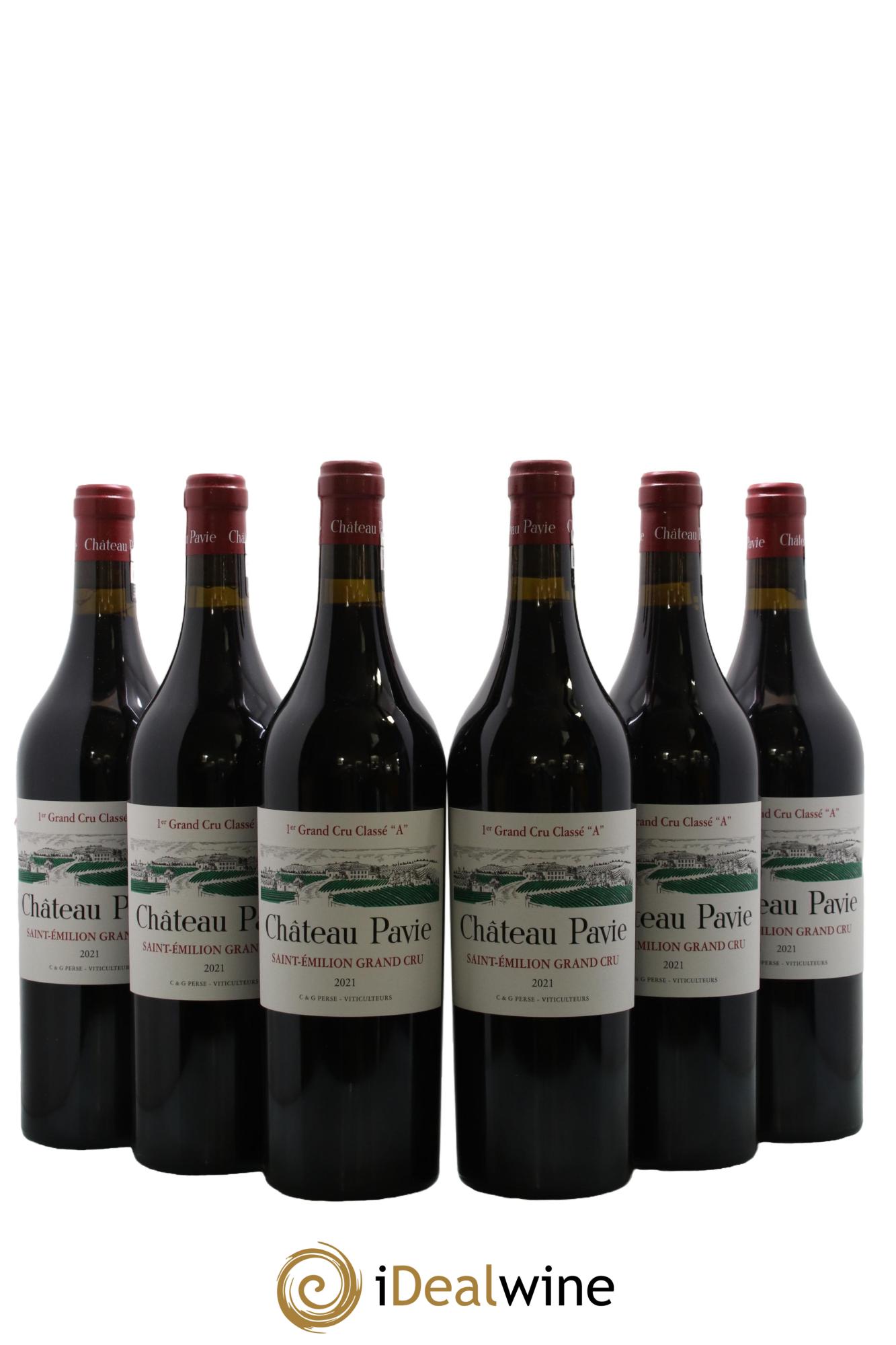 Château Pavie 1er Grand Cru Classé A 2021 - Posten von 6 Flaschen - 0